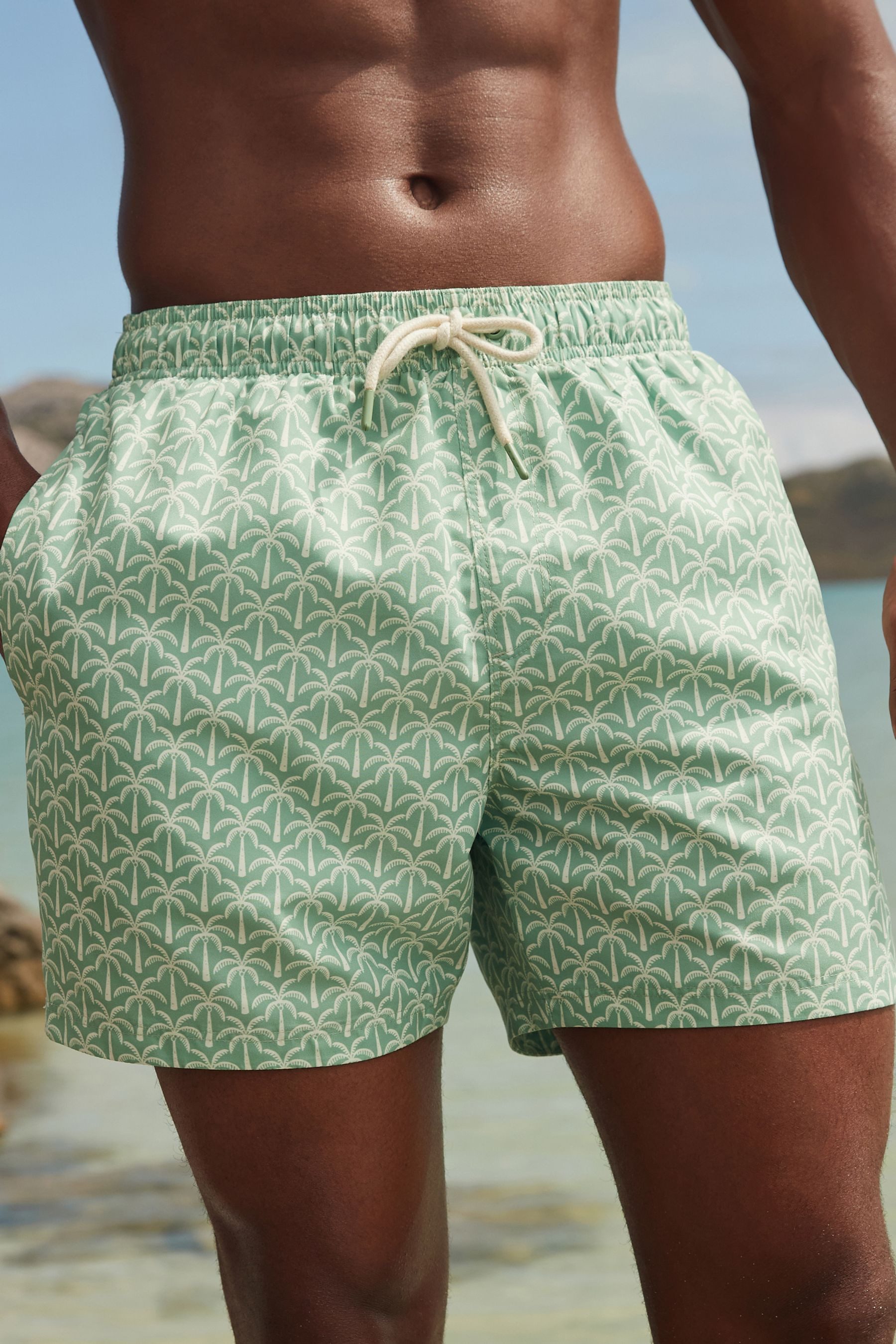 Next Badeshorts Badeshorts mit Print (1-St)