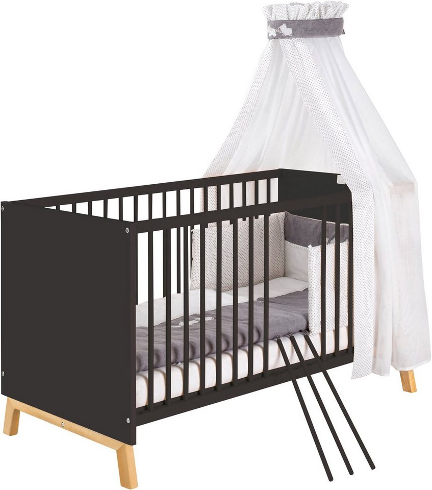 Schardt Babybett Sienna Black, Made in Germany