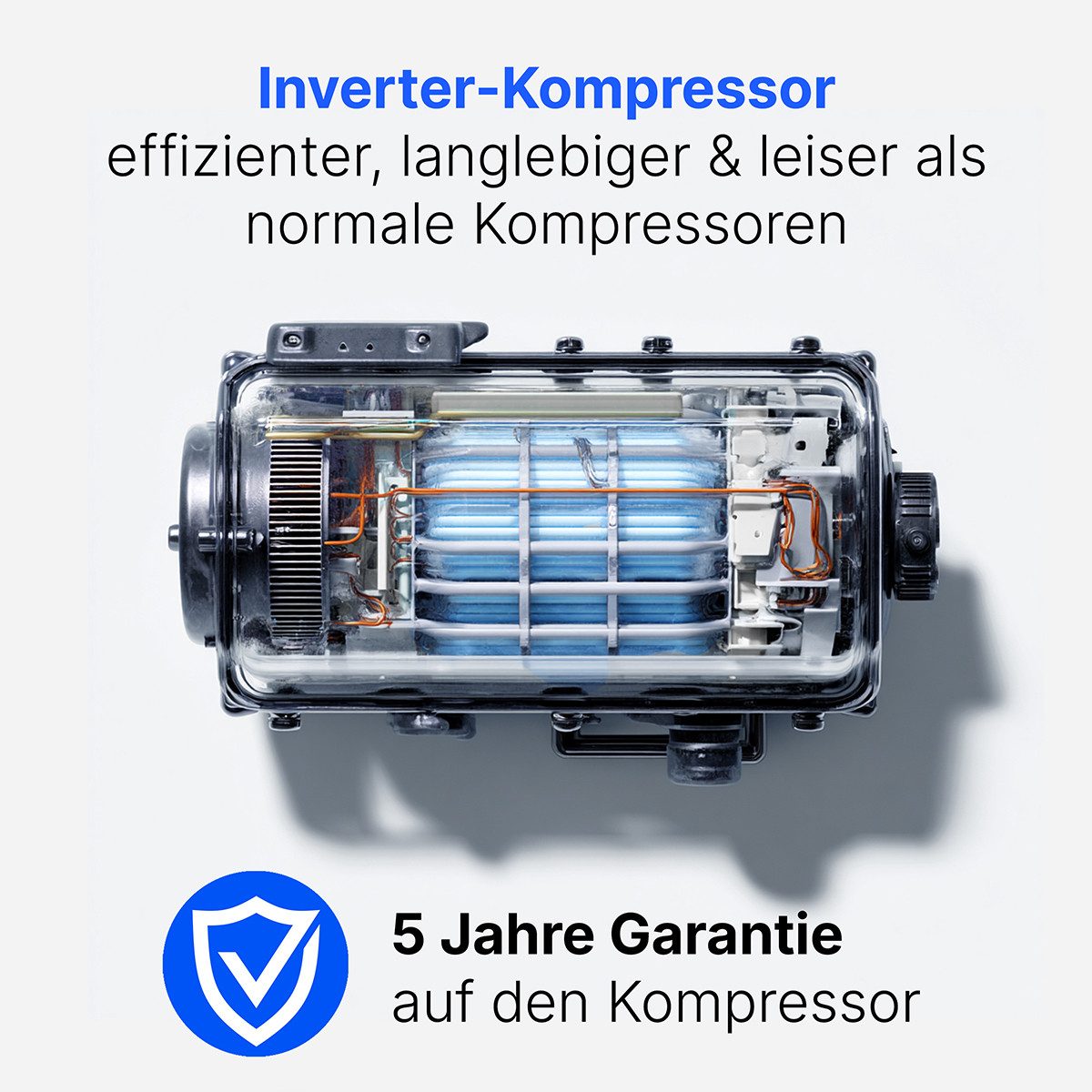 BOMANN Vollraumkühlschrank VS 7258, 85 cm hoch, 55 cm breit, Kühlschrank ohne Gefrierfach, Energieklasse C