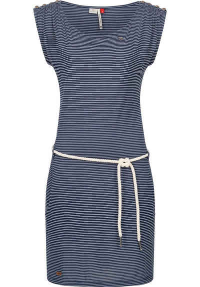Ragwear Shirtkleid »Chego Stripes Intl.« stylisches Sommerkleid mit Streifen-Muster