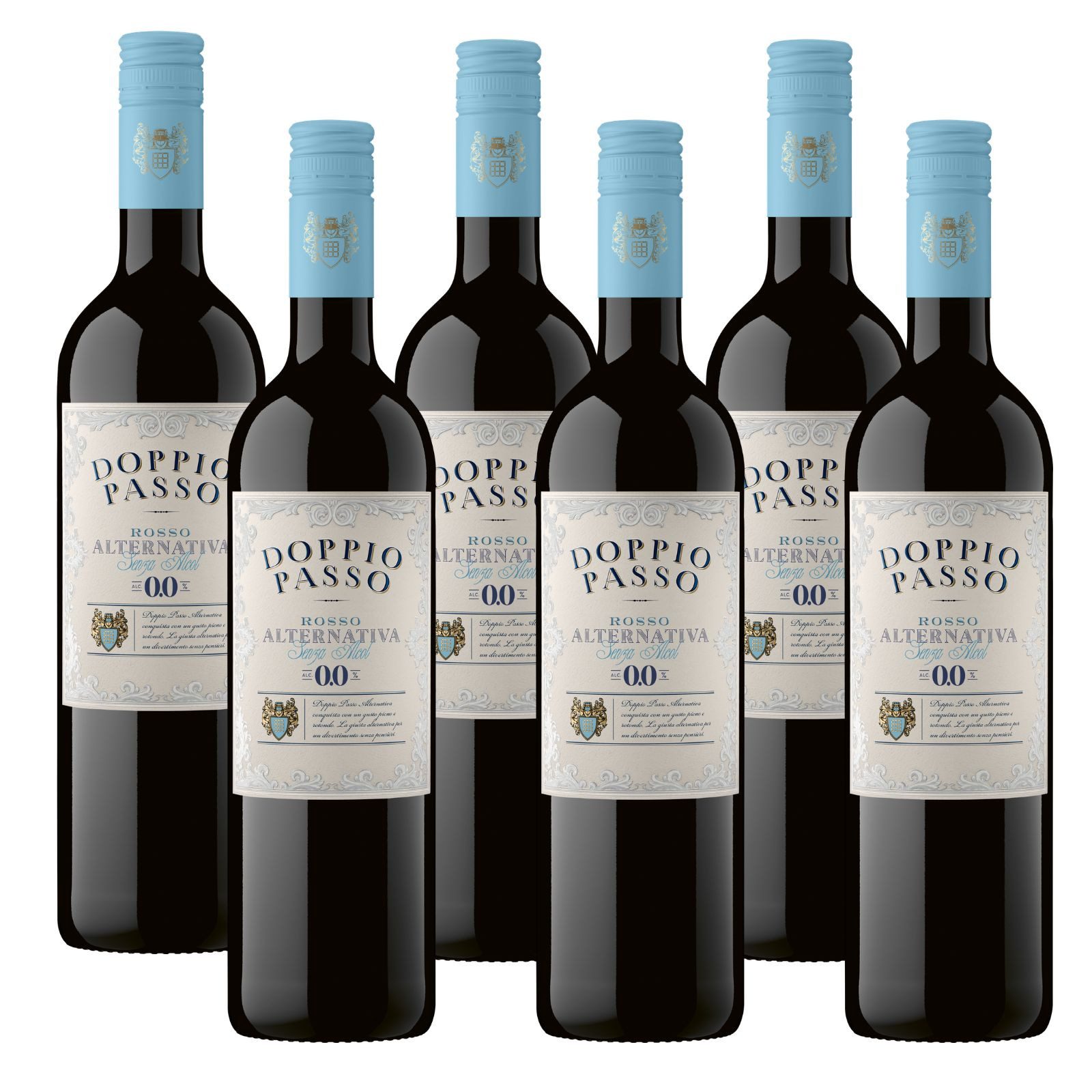 Doppio Passo Wein Doppio Passo Alternativa Rosso 0,0% (6x 0,75l), 6 x