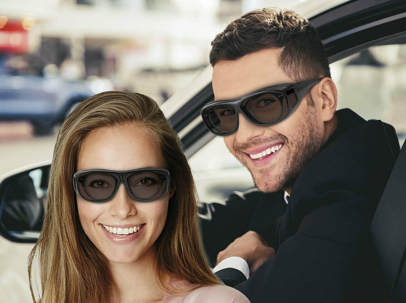 WEDO Sonnenbrille Überziehbrille für Brillenträger Überzieh-Sonnenbrille günstig online kaufen