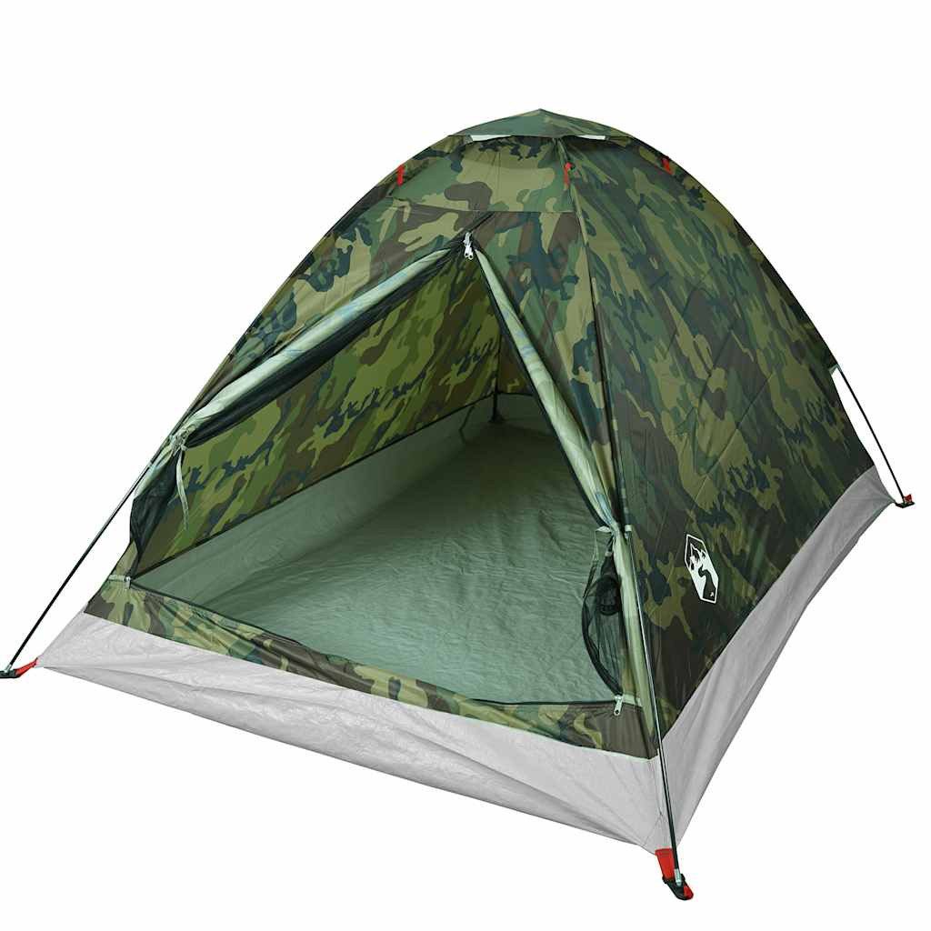 furnicato Faltzelt Camping Kuppelzelt 198x145x105 cm Tarnung, (1 tlg), Wetterfestes Leichtgewicht-Zelt mit Lüftung und Aufbewahrungstasche