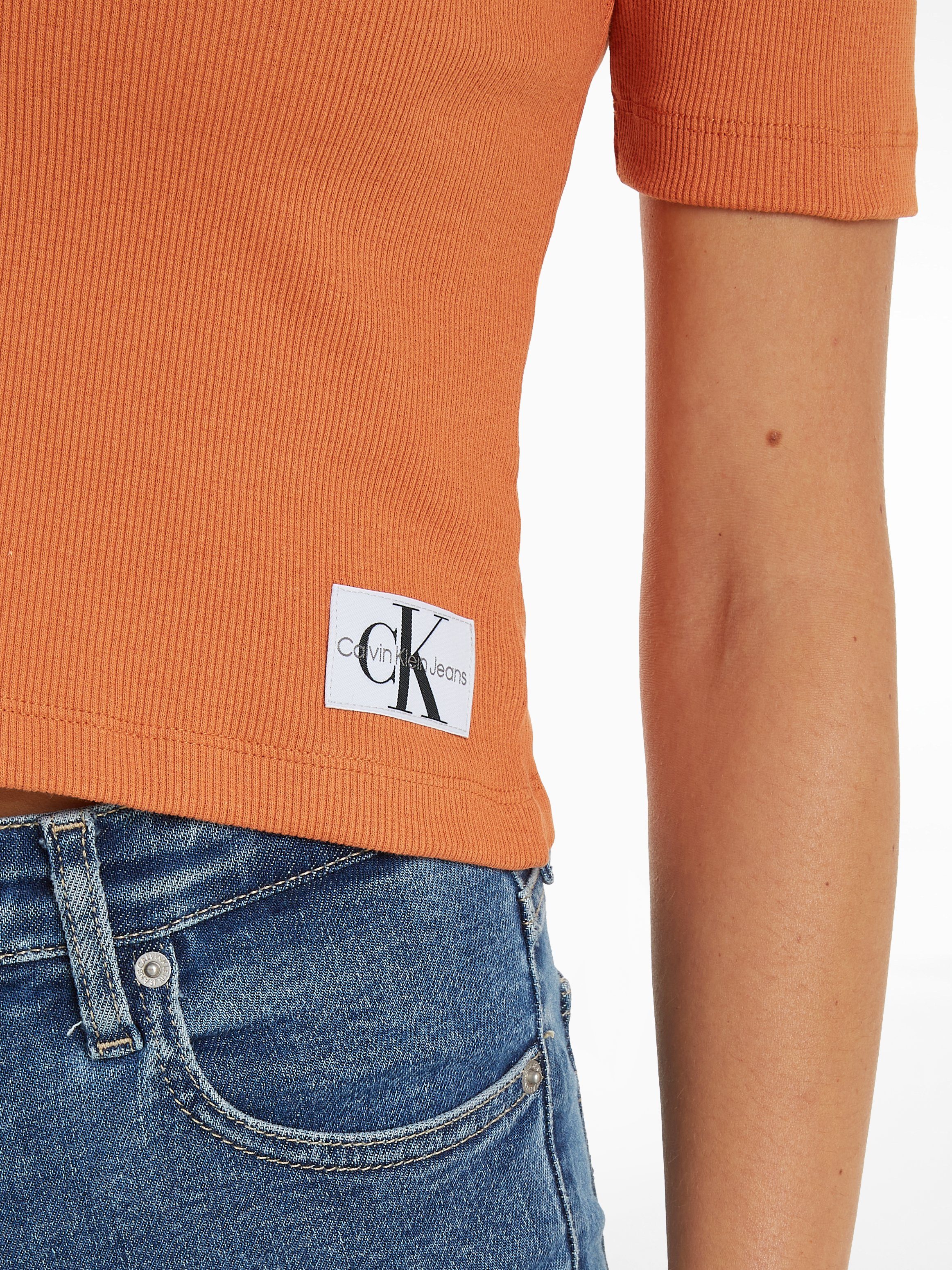 Calvin V-Shirt Jeans orange Klein