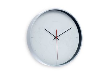 ONZENO Wanduhr THE SOBER. 30.5x30.5x4.3 cm (handgefertigte Design-Uhr)