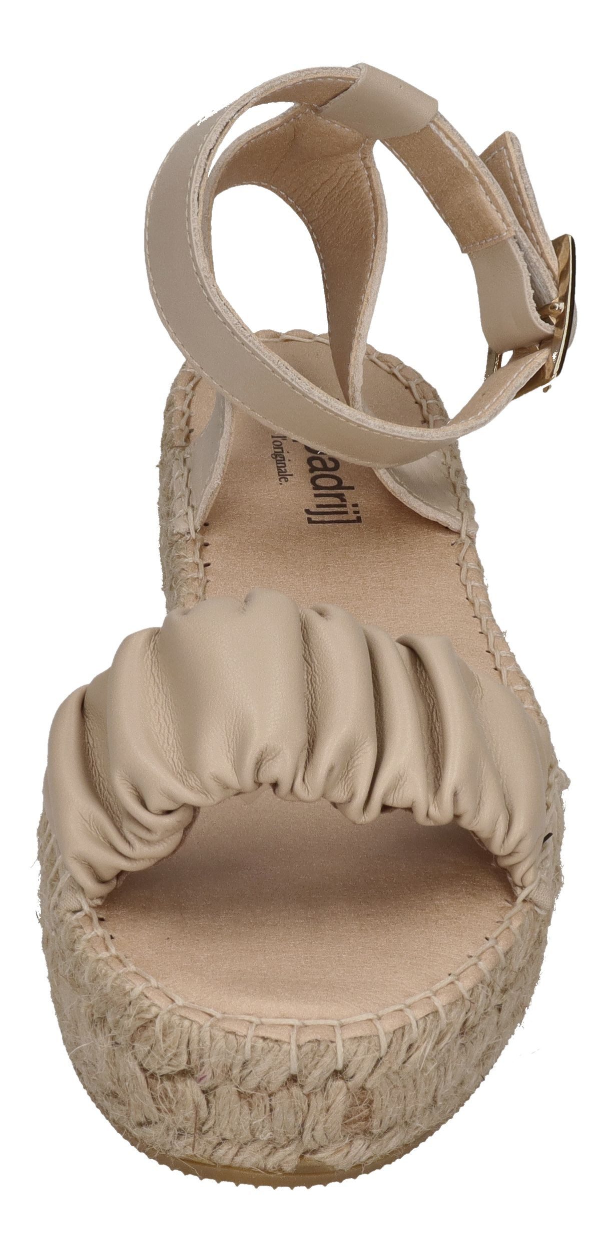 espadrij l´originale NIMES RUFFLE HIGH Beige