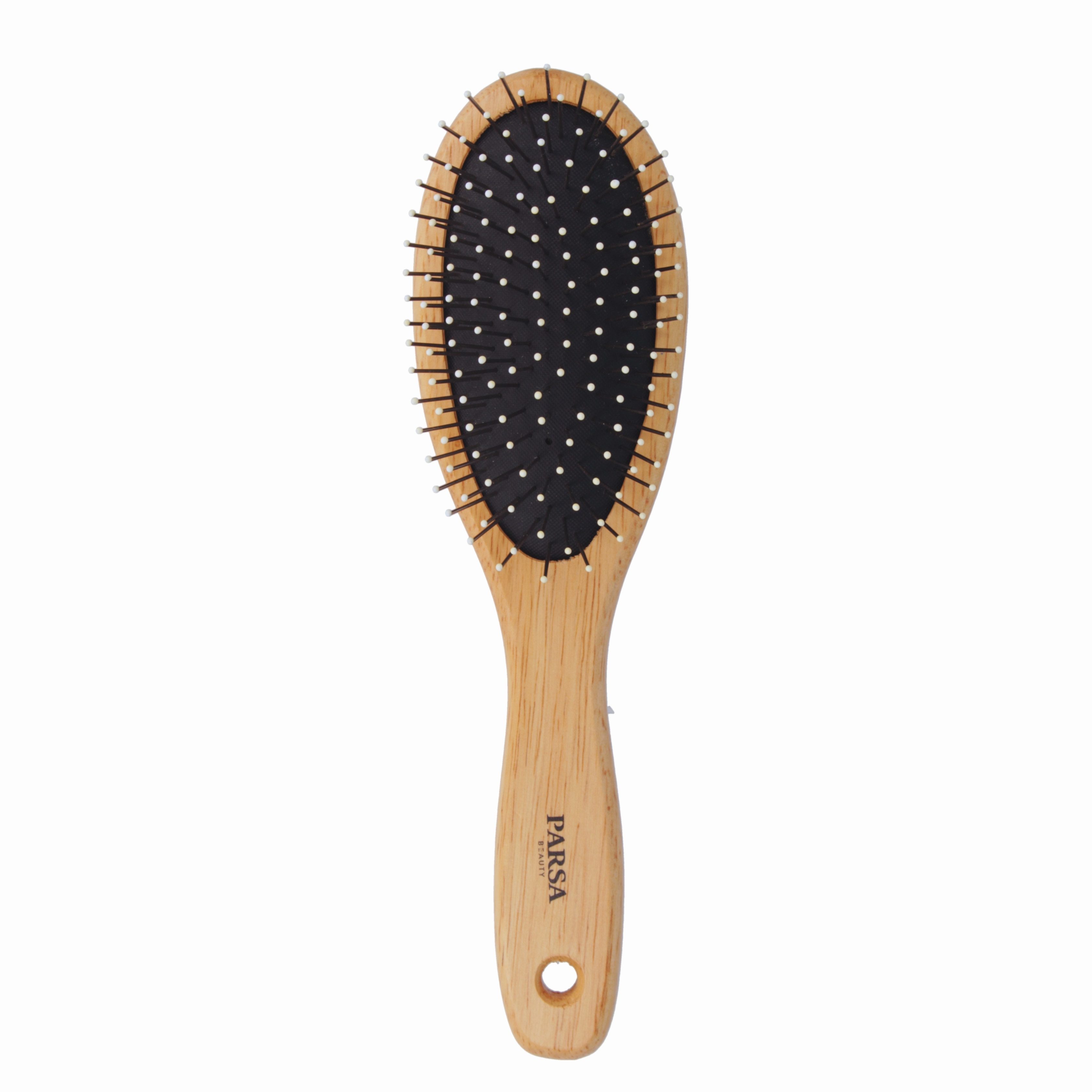 PARSA Beauty Haarbürste Essential Holz-Haarbürste, Vitalisierende Massage & Sanftes Entwirren