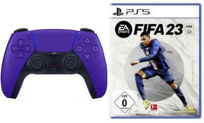 Playstation Playstation 5 Controller + FIFA 23 PS5 Spiel - PlayStation 5-Controller (DualSense Wireless-Controller)