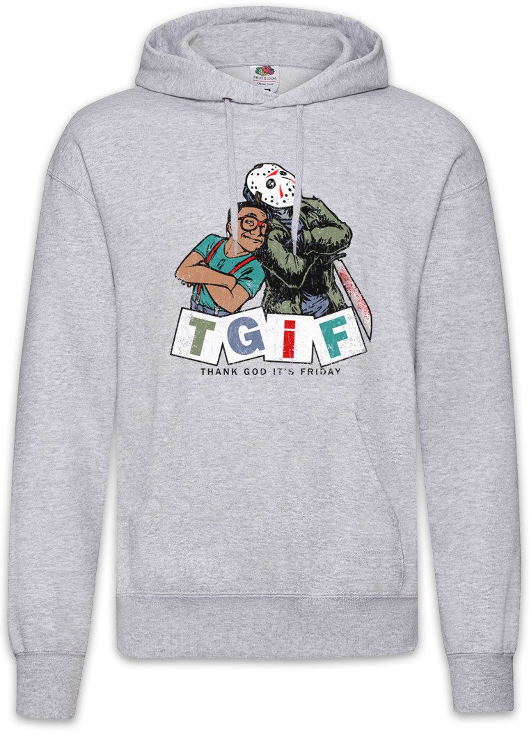 Hoodie TGIF I Herren Hoodie Thank God It's The Friday Family Jason Urkel 13th
