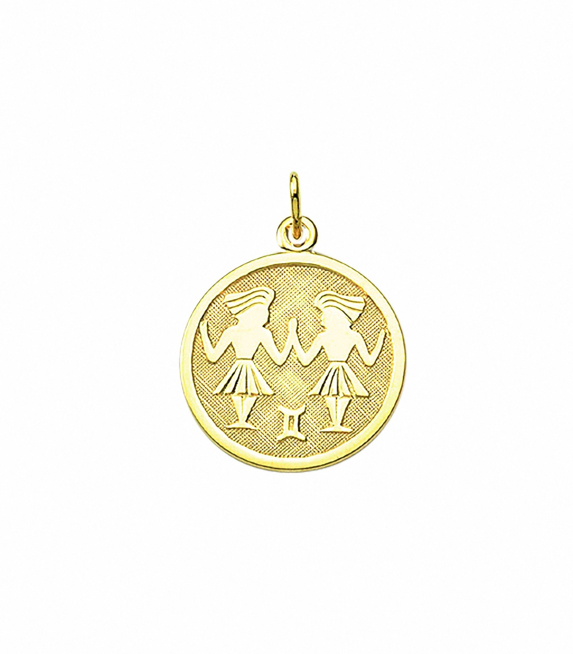 Ø mit 16 Sternzeichen 333 Gold Halskette Adelia´s Set Zwilling Kette mm, - mit Anhänger Anhänger Schmuckset