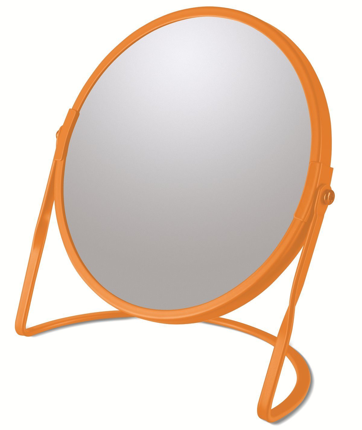spirella Kosmetikspiegel AKIRA, 5-fache Vergrößerung, 2-seitig schwenkbar, matt-satiniert, Ø 17 cm