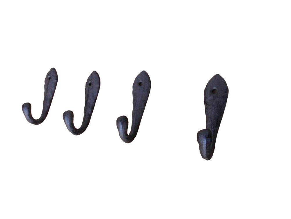 Deko-Impression Настенные крючки Haken-Set 4 Stück Mehrzweckhaken Gusseisen Настенные крючки Landhaus, (4-St)