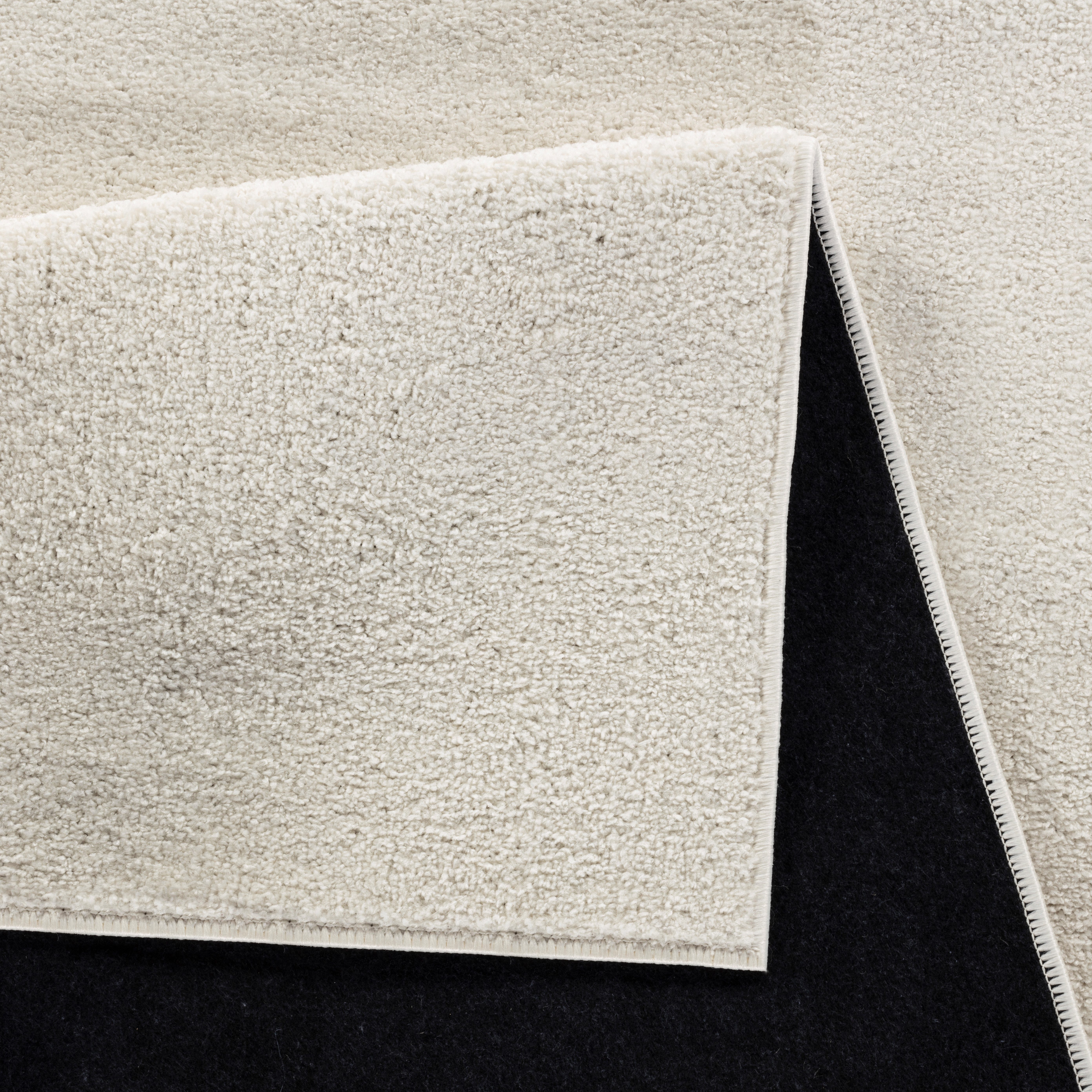 Jimri Teppich Lotus Wohnzimmer Teppich Einfarbig Kurzflor Läufer Uni, Rund, Wohnzimmer Teppich Einfarbig Kurzflor Läufer – Bild 5 von 5