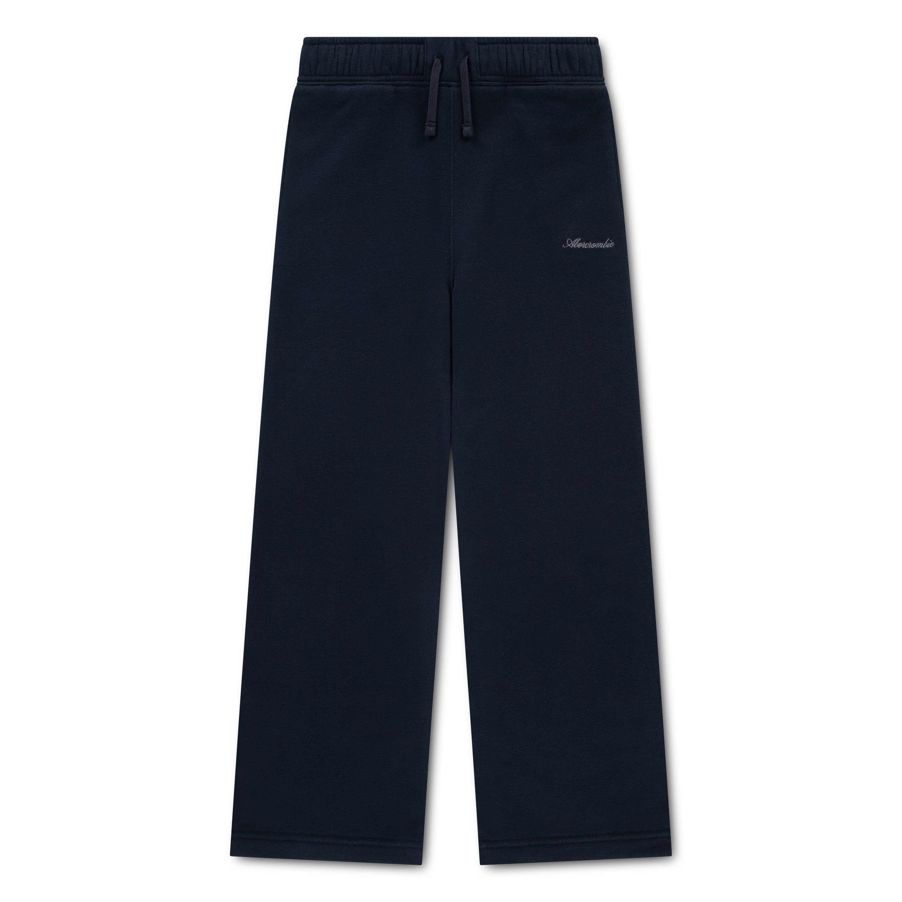 Abercrombie Kids Schlupfhose AFG ESSENTIAL WIDE LEG FLEECE Elastischer Bund mit zusätzlichem Tunnelzug zur Weitenregulierung