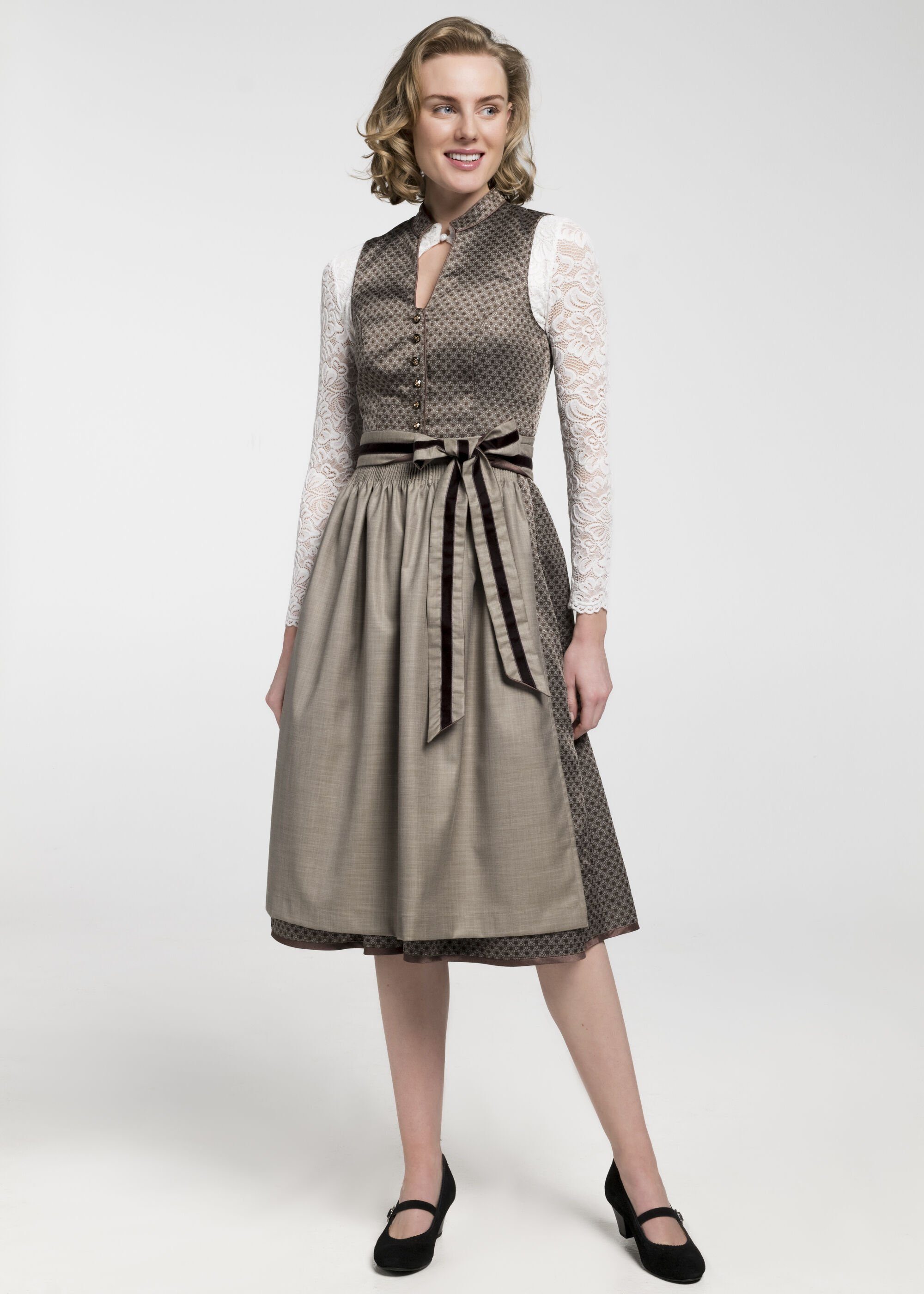 Spieth & Wensky Дирндль Bambi (1-tlg) mit Stehkragen