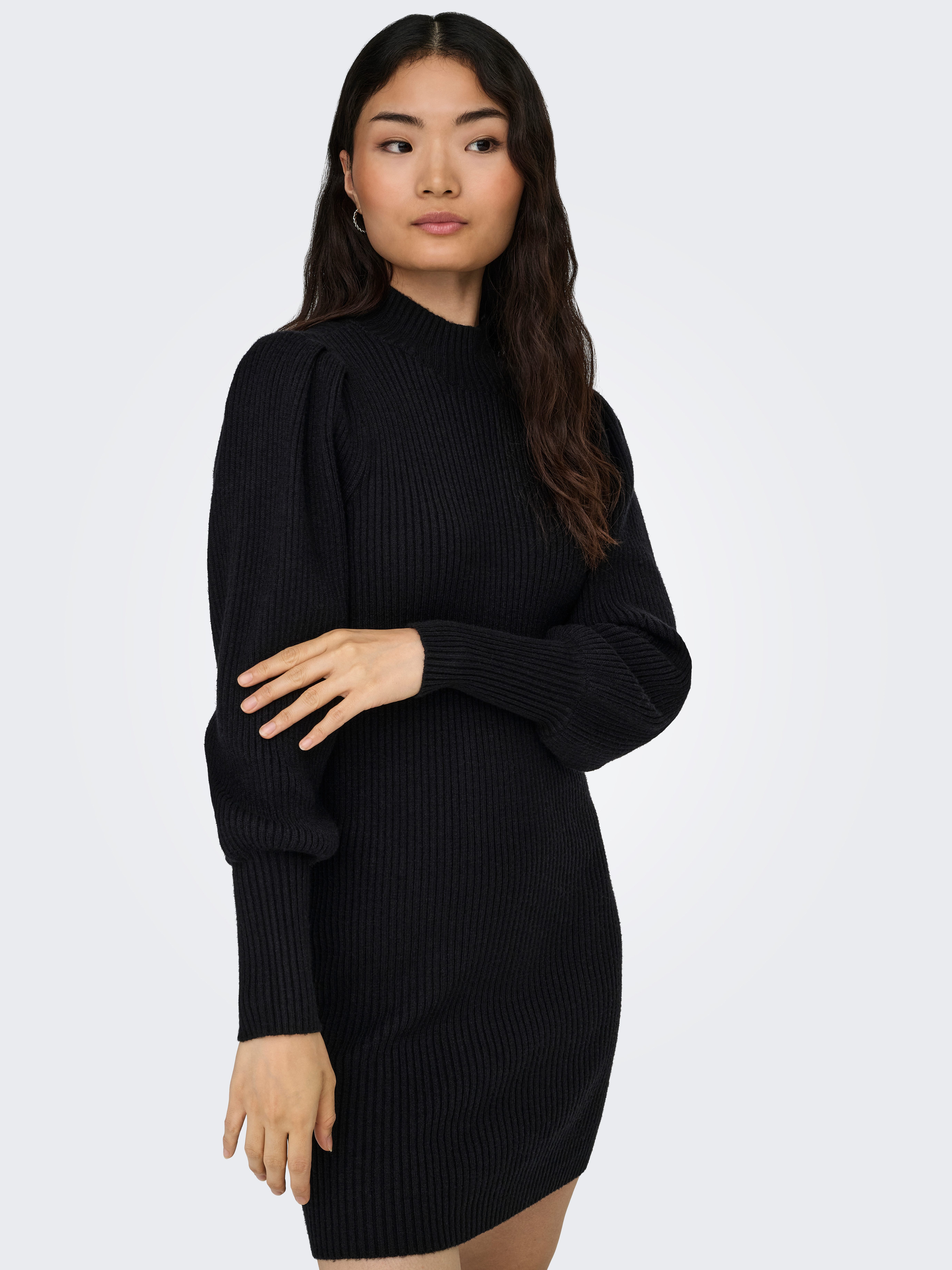 ONLY Strickkleid ONLKATIA L/S DRESS KNT NOOS Viskosemischung