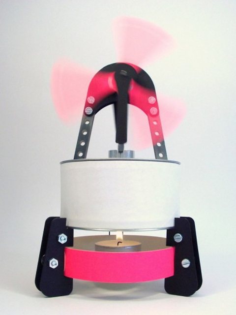 Spielzeug Kraul Experimentierkasten Stirlingmotor mit Teelicht, Bausatz
