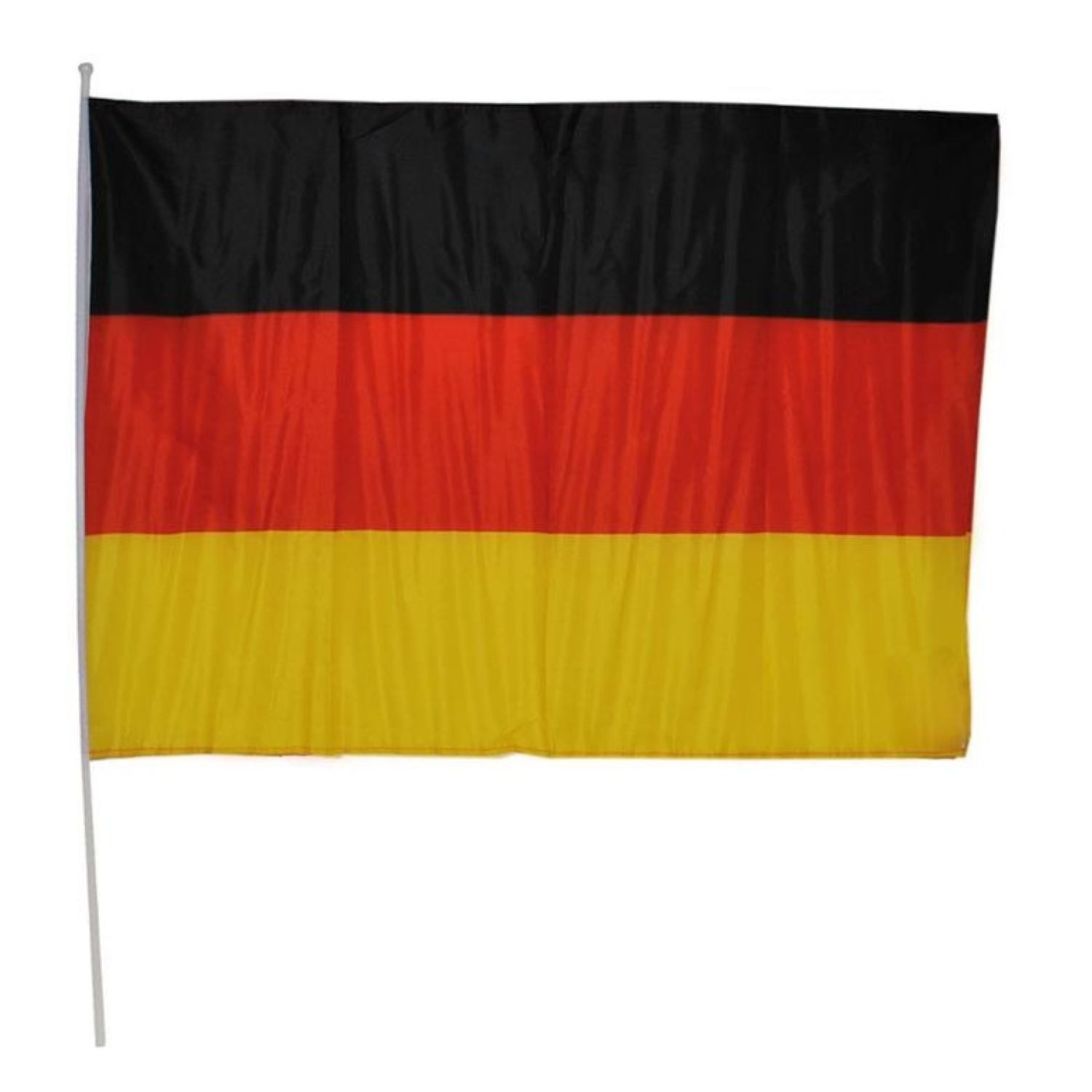 Kostüm Flagge mit Stab Deutschland, 60x90 cm