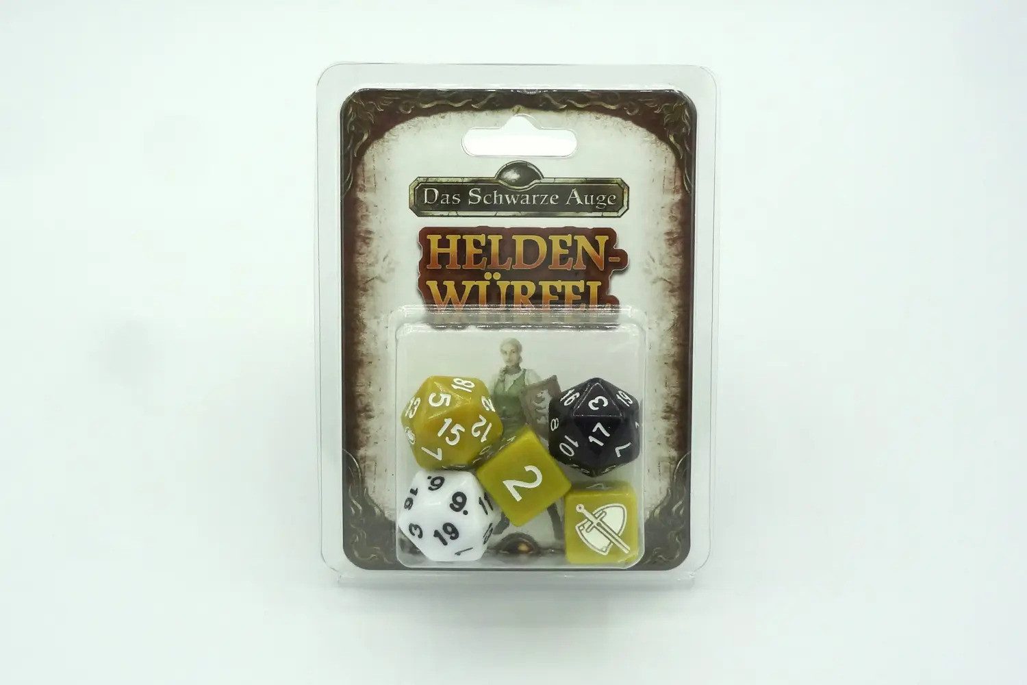 Spiel Das Schwarze Auge, DSA5 Einsteigerbox: Krieger, Würfelset