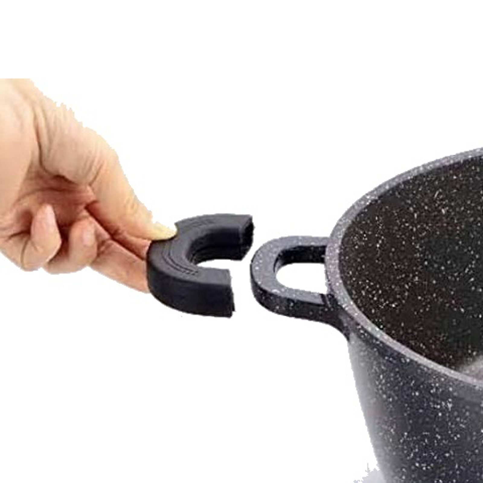 4BIG.fun Schmortopf Ø24cm Kochtopf Hoher 6L Aluguss Suppentopf, Aluguss