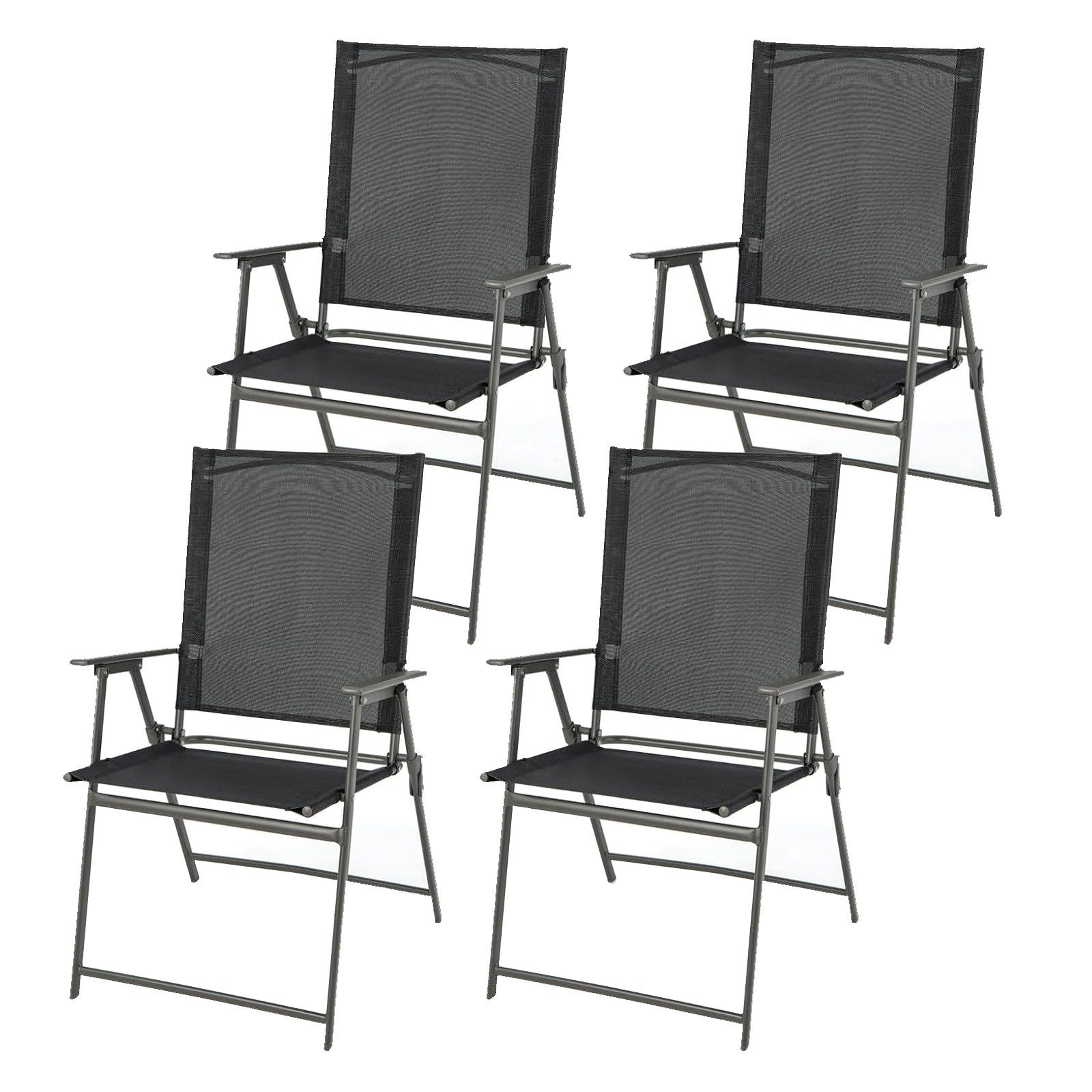 KOMFOTTEU Gartenstuhl Klappstuhl (Set, 4 St), günstig online kaufen
