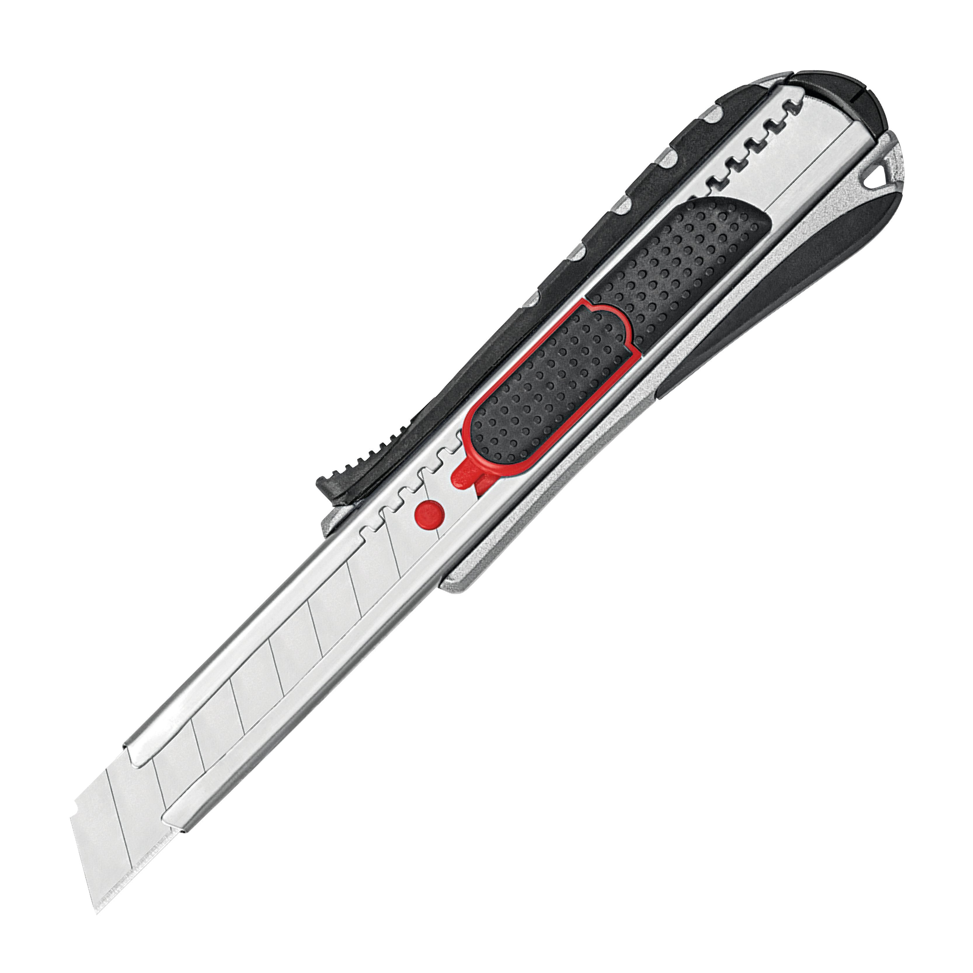 WEDO Cutter, 787018 mm Abbrechklinge: 2 - 18 WEDO® Cuttermesser Abbrechklinge), 1 1 Teppichmesser Cutter Stück 1 Safety in (Packung, silber St., inkl. 