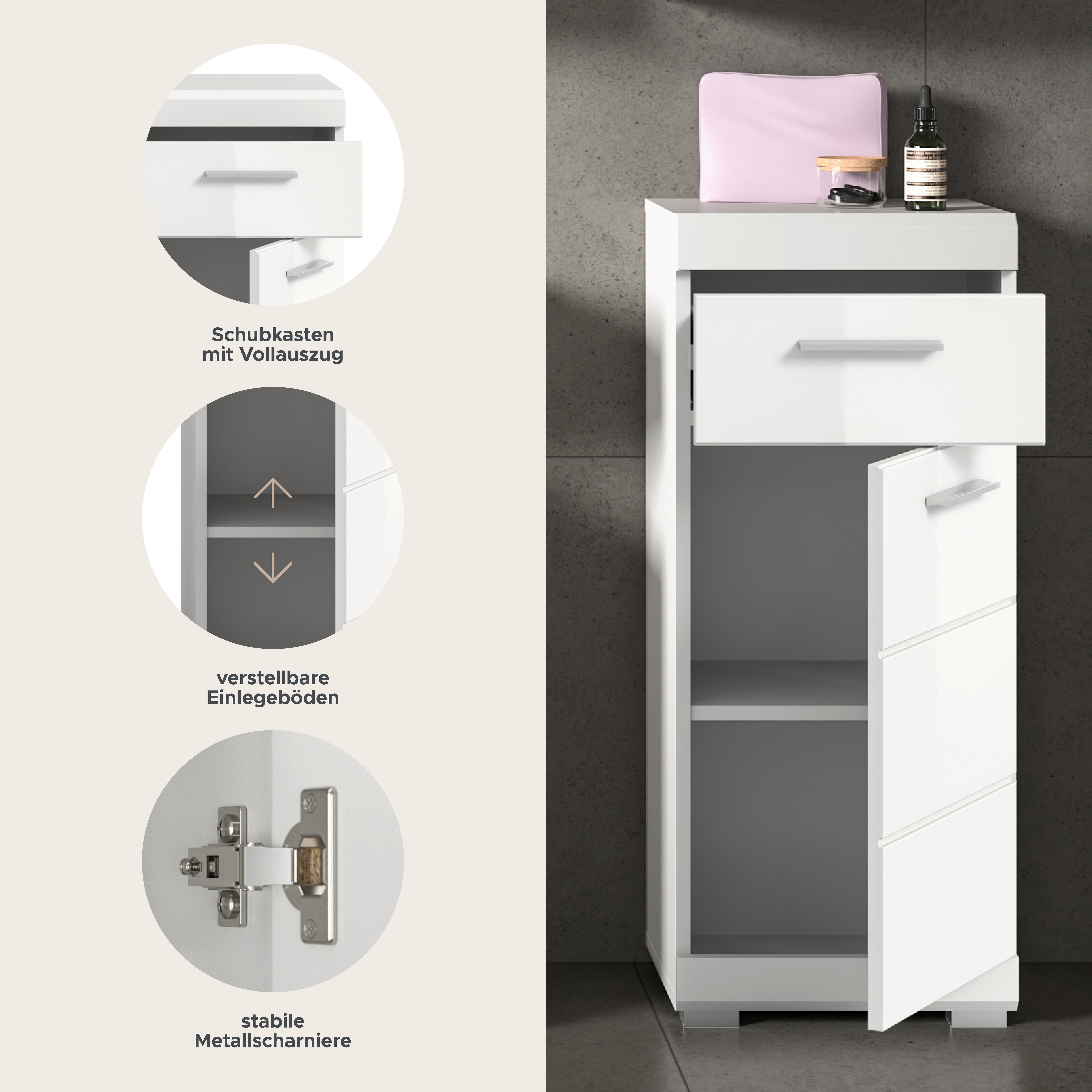 furnling Unterschrank Standschrank Scott 1 Tür, günstig online kaufen