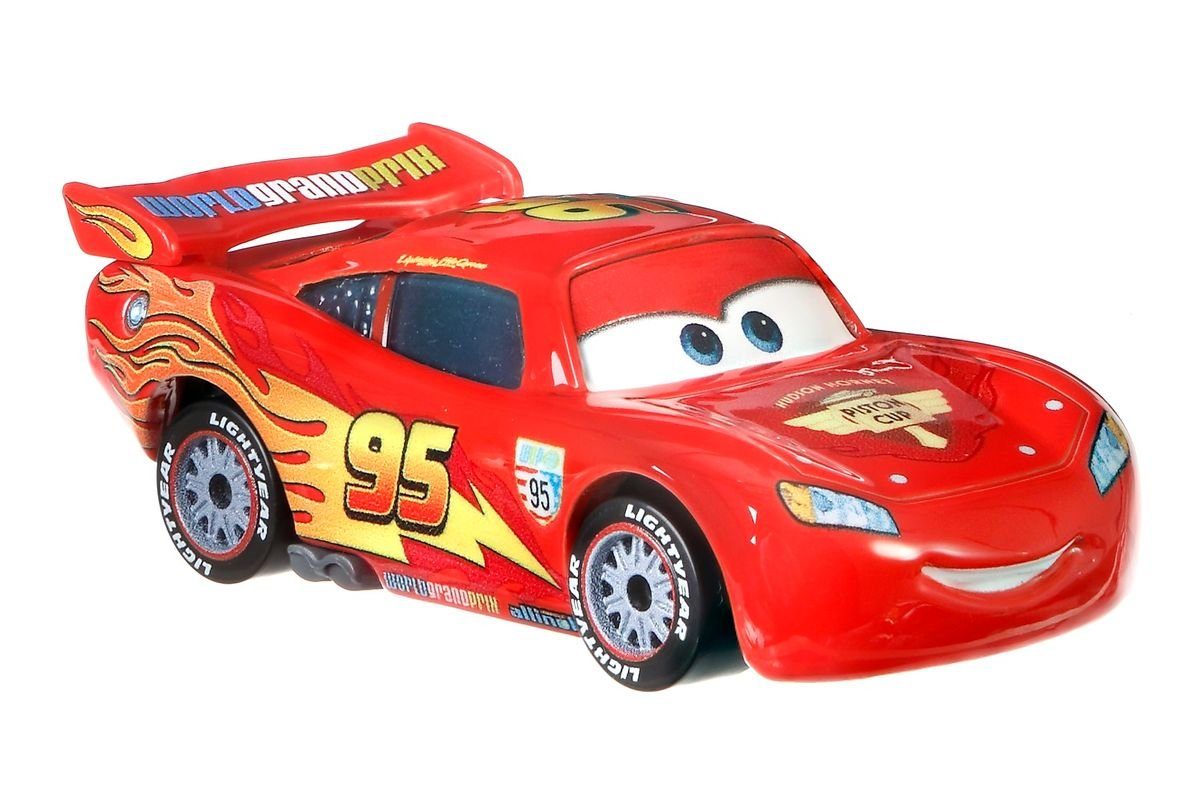 Style McQueen Wheels Spielzeug-Rennwagen Disney Cars Fahrzeuge Auto Racing 1:55 Disney Cast Cars L. Racing Mattel Die