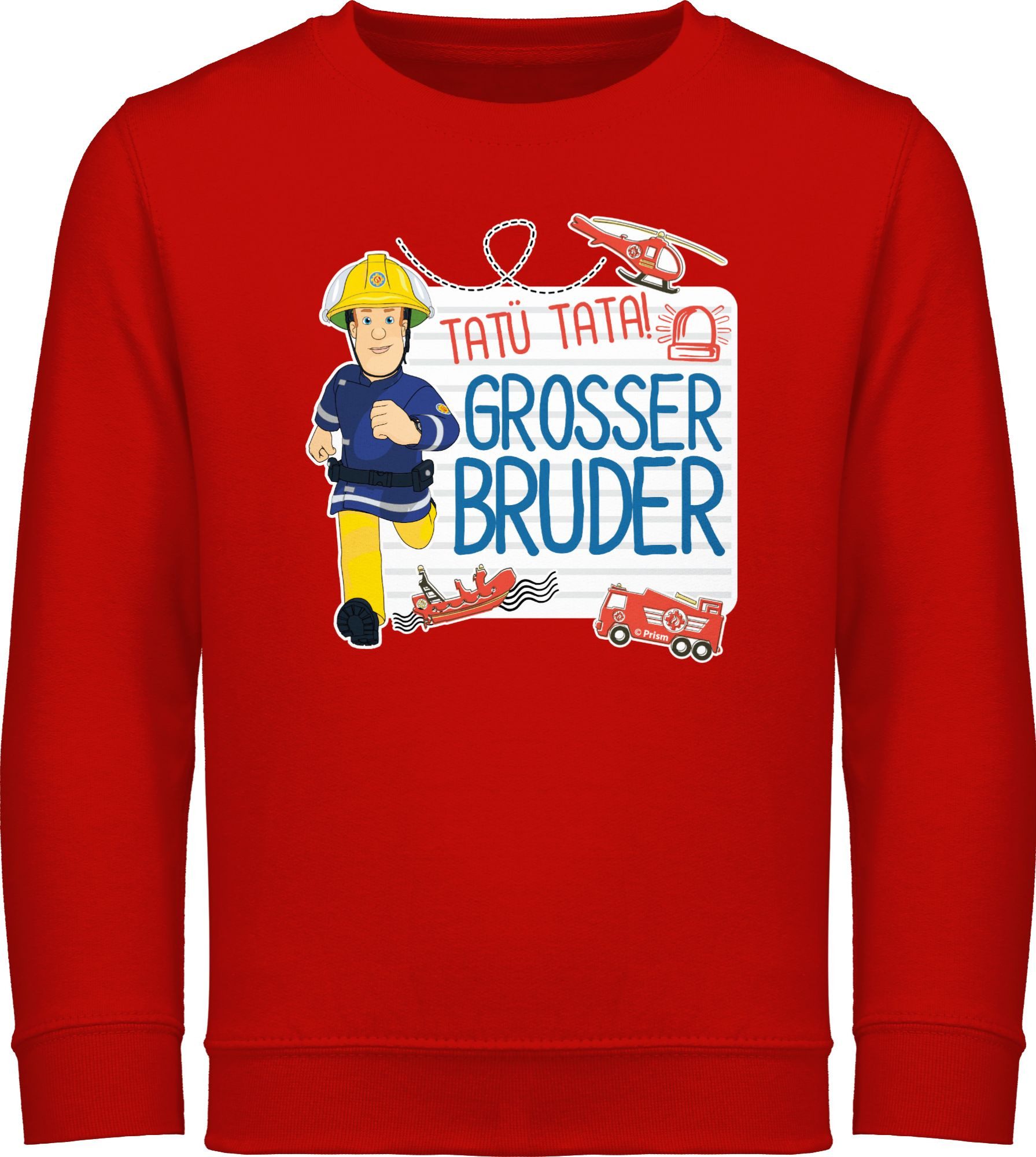 Sweatshirt Tatü Tata Großer Bruder Feuerwehrmann Sam I Großer Bruder werden