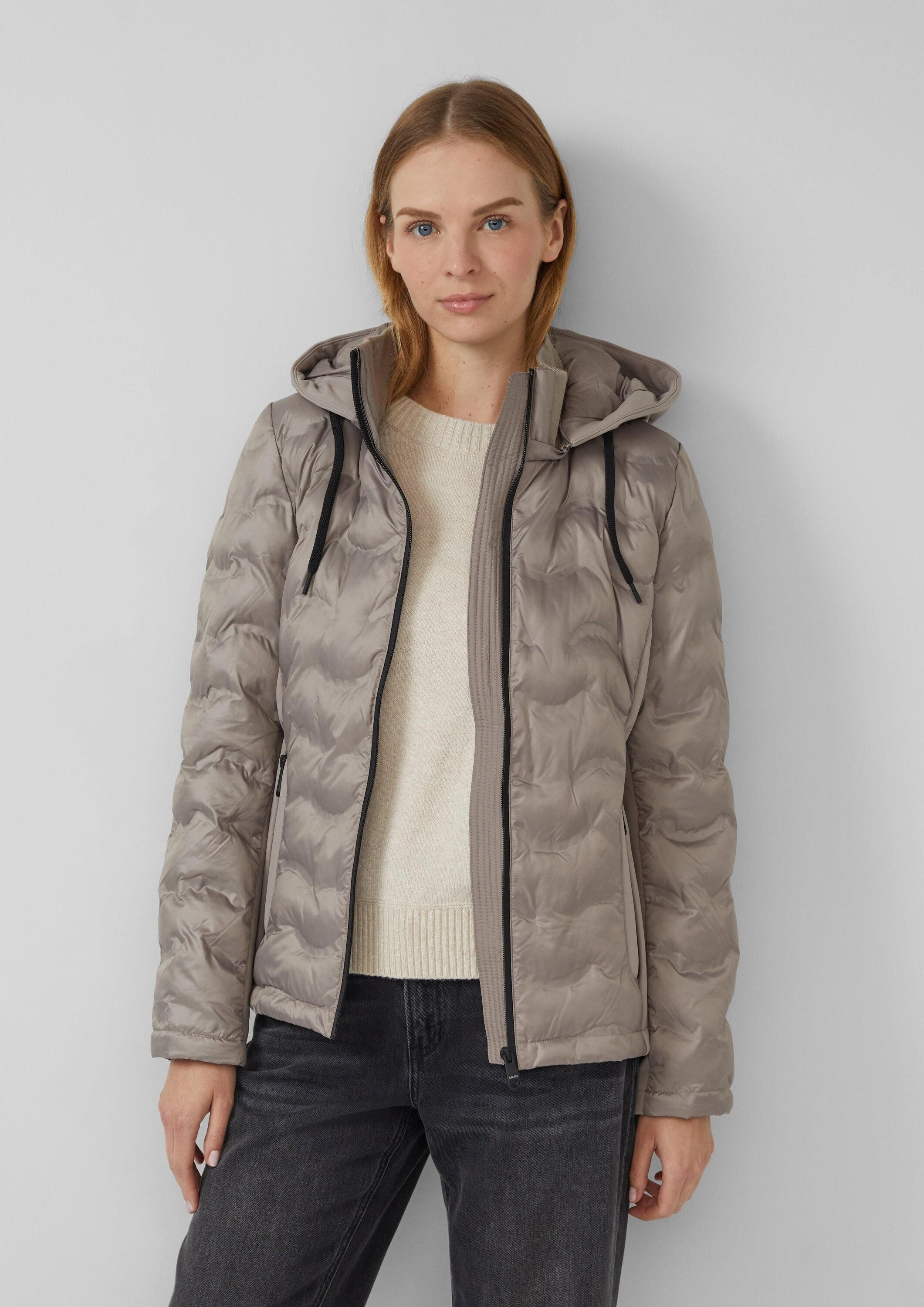 s.Oliver Funktionsjacke Outdoor-Jacke Leichte Jacke im Fabricmix mit abnehm günstig online kaufen