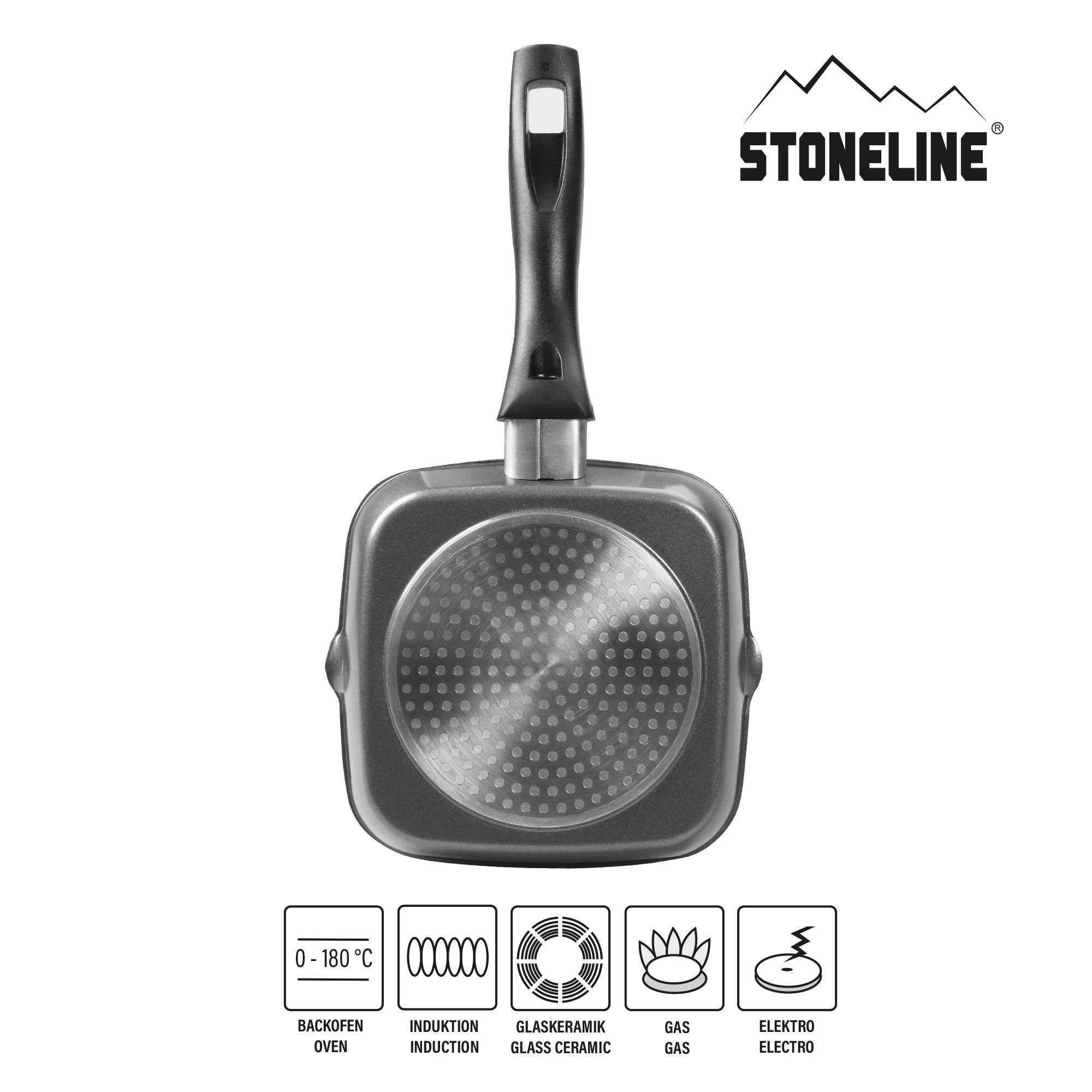 STONELINE Grillpfanne, Aluminiumguss