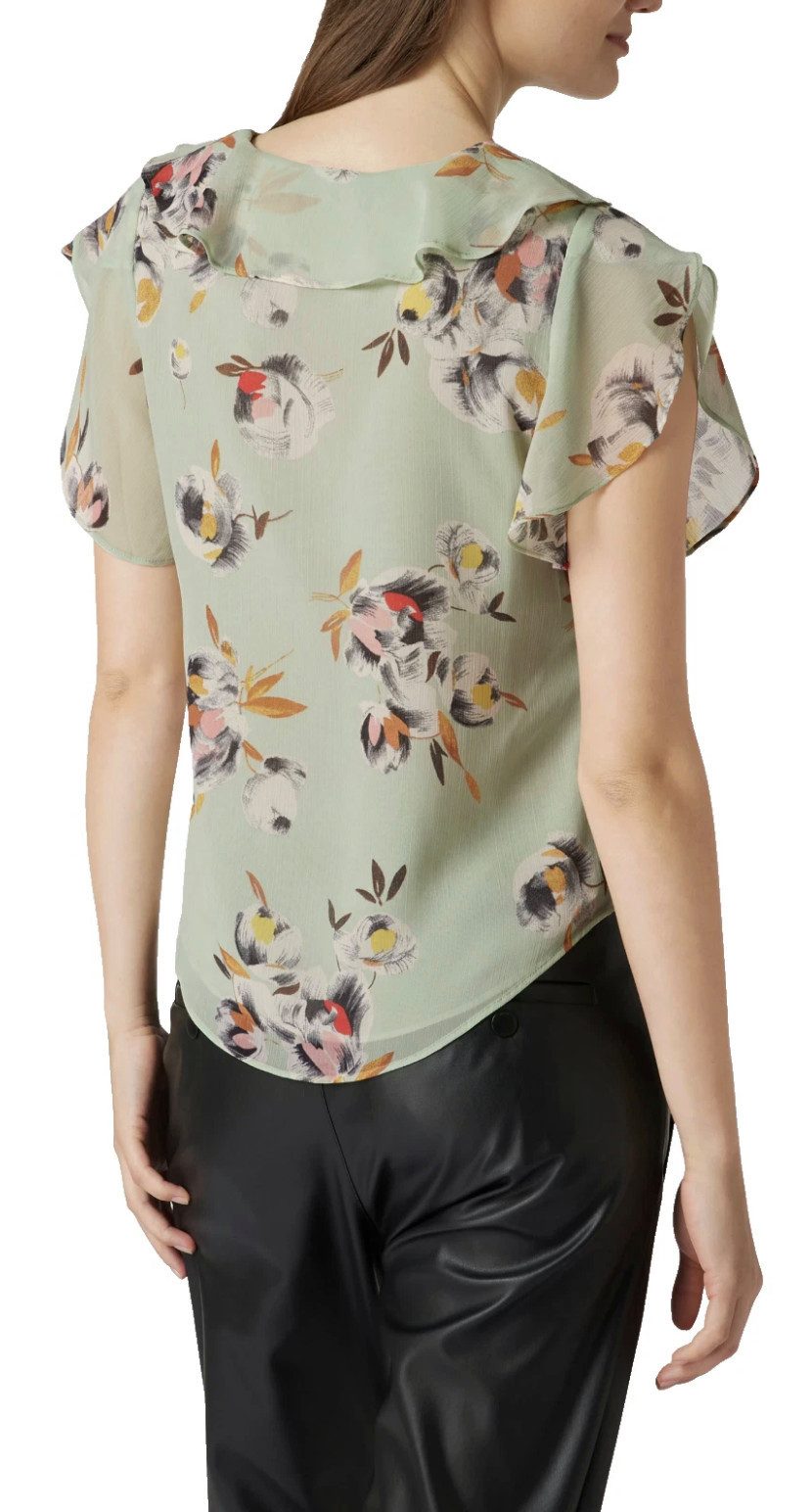 Ralph Lauren Blusentop Damen "Lauren" Florale Crinkled Georgette Top Crinkled-Georgette mit zartem Falteneffekt