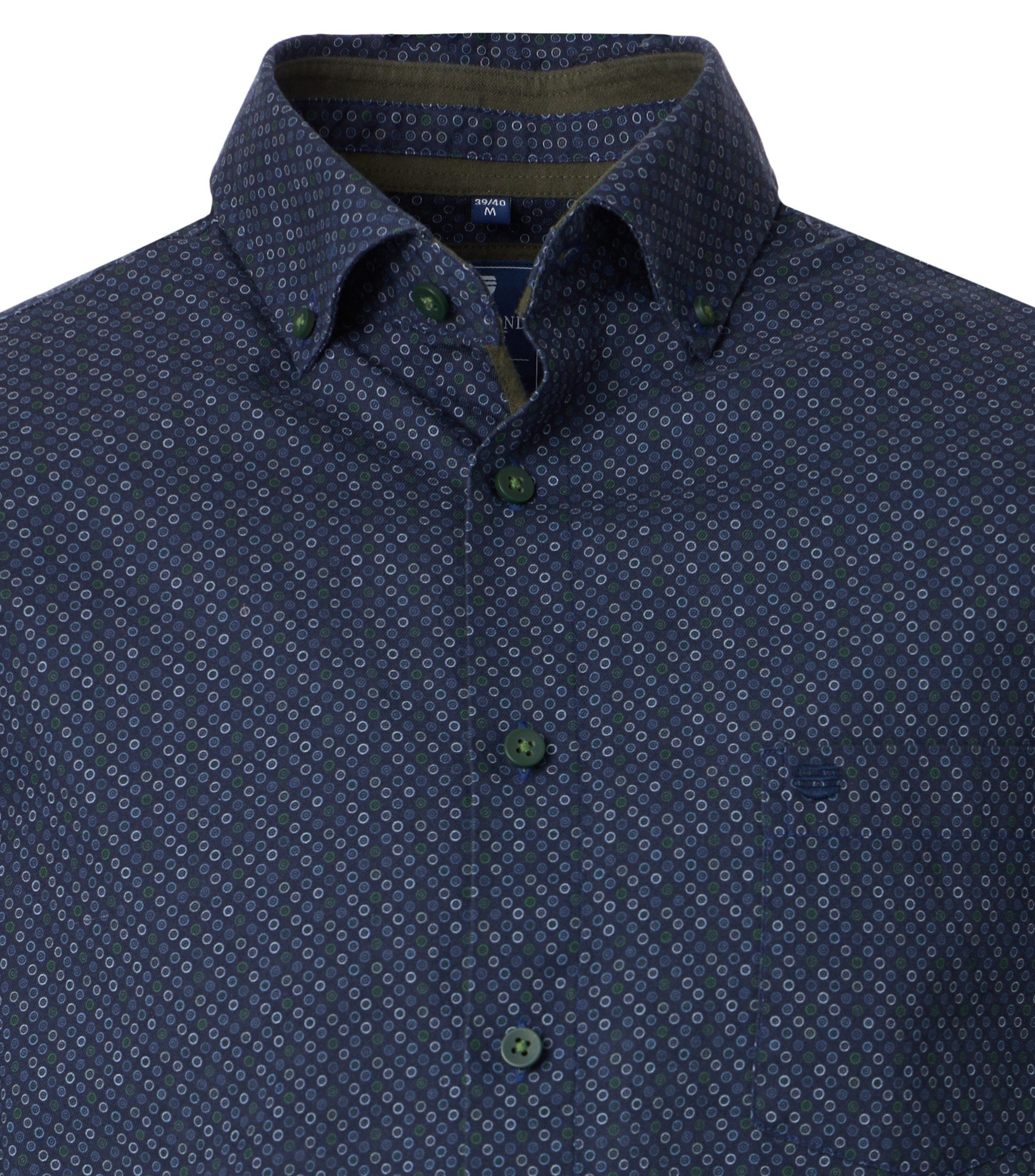 Redmond Langarmhemd Druck Modern Fit