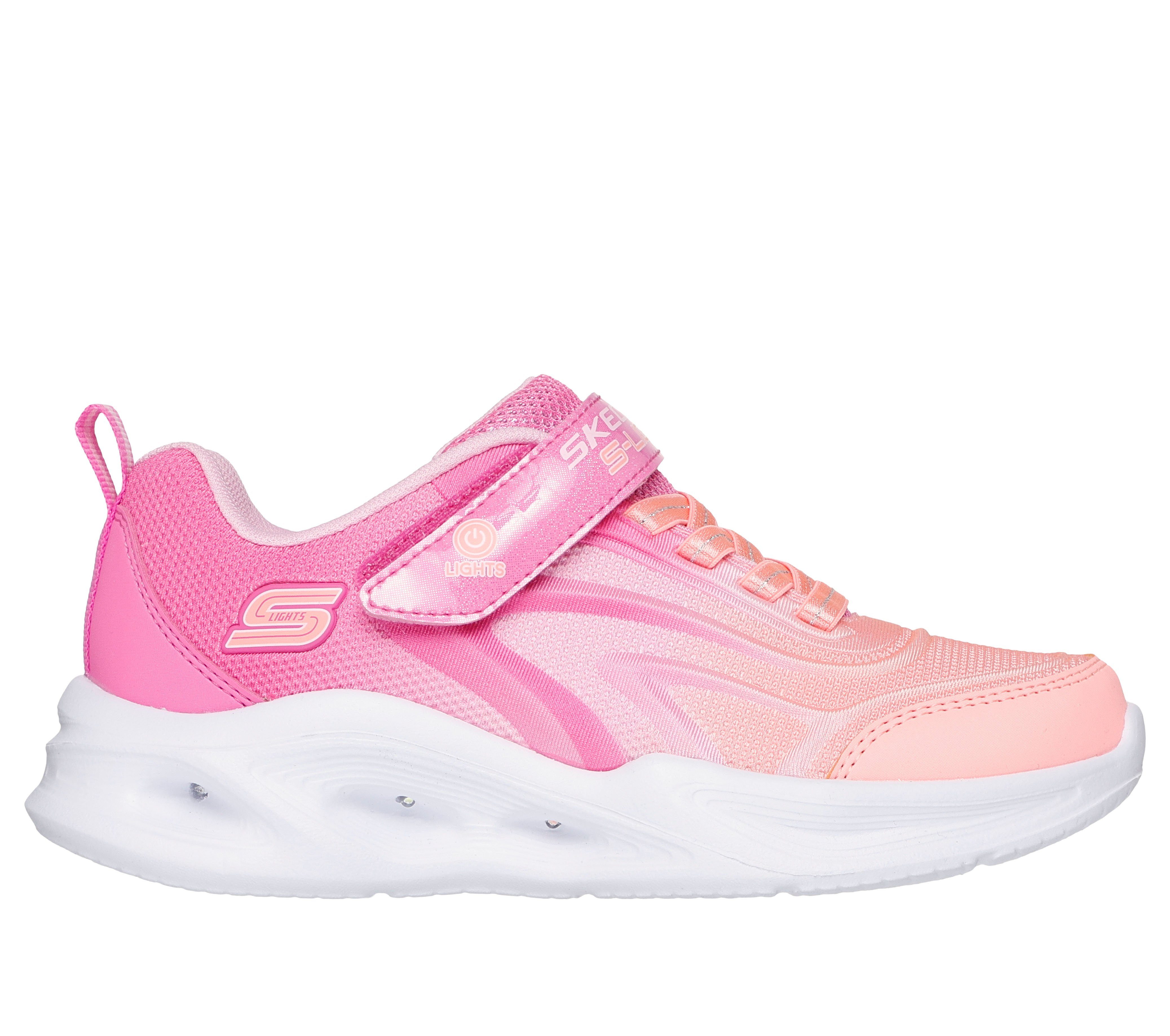 Skechers SKECHERS SOLA GLOW Sneaker Freizeitschuh mit Klettverschluss, Größenschablone zum Download