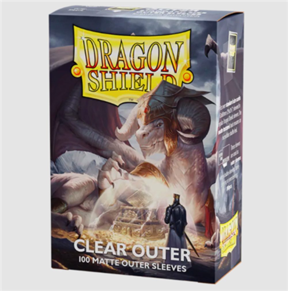 Dragon Shield Sammelkarte Standard Size Matte Outer Sleeves - Clear (100)
