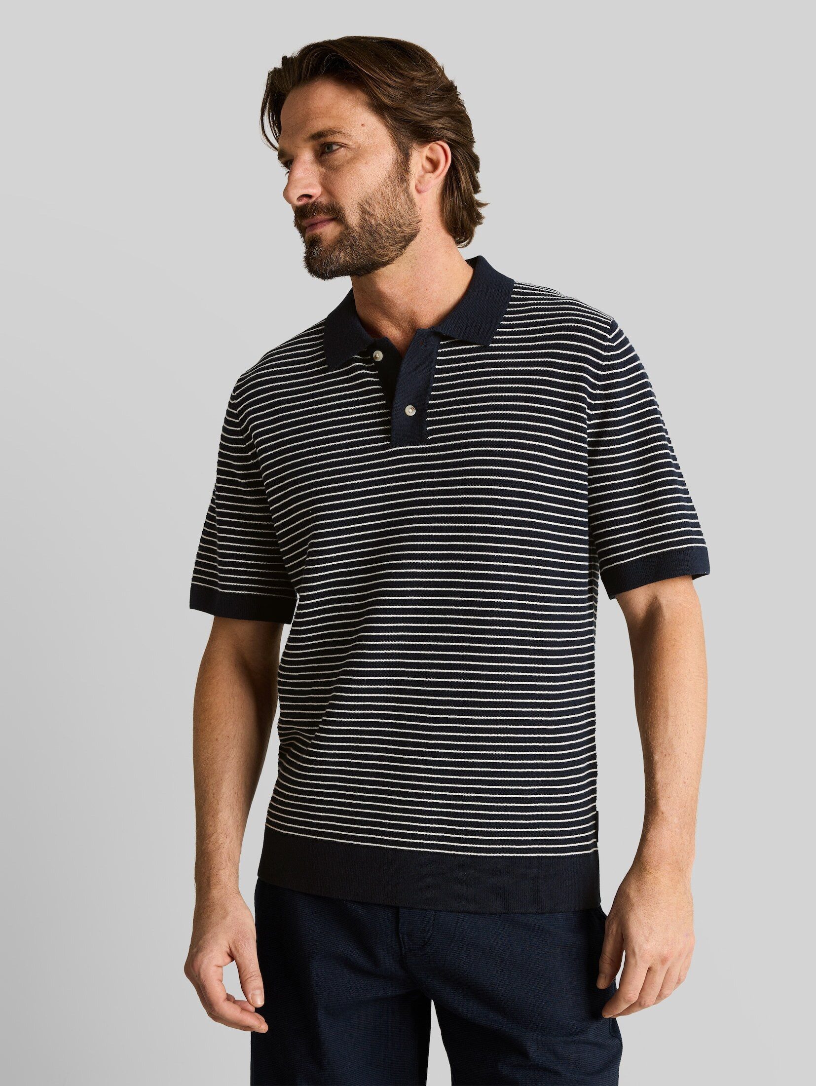 TOM TAILOR T-Shirt Pullover & Strickjacken Strickpullover mit Polokragen