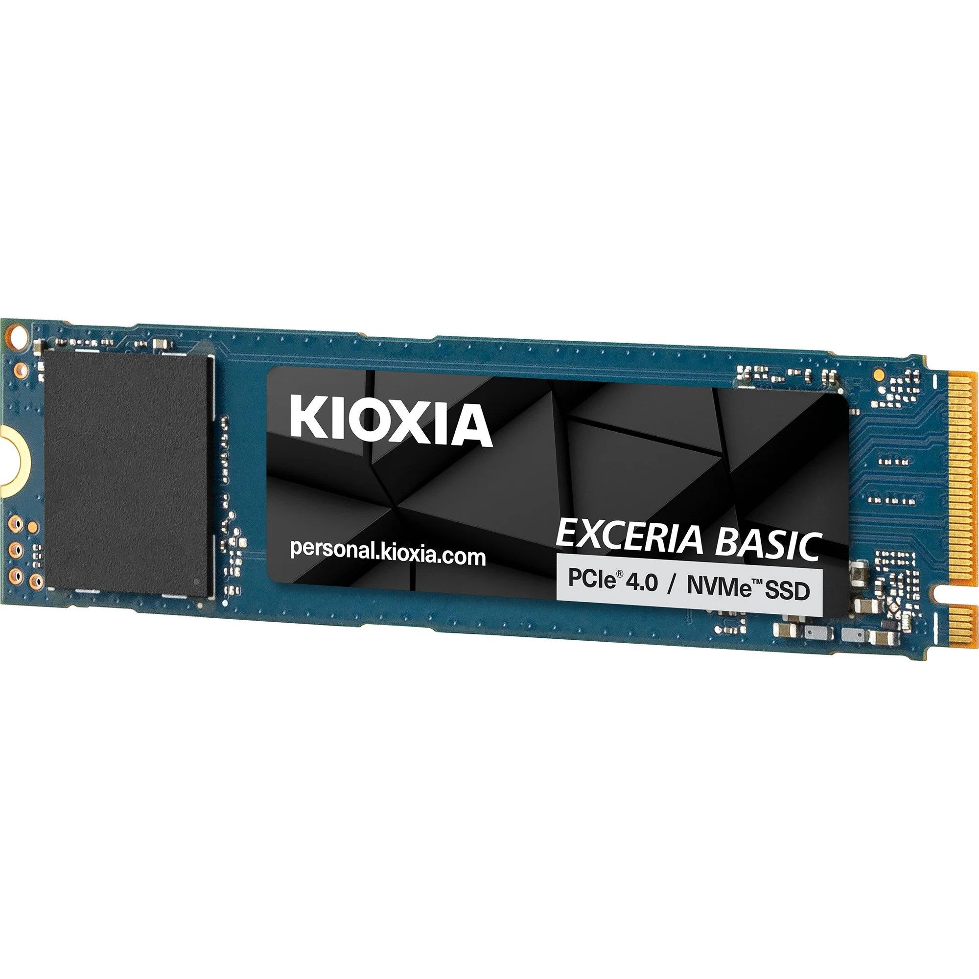KIOXIA KIOXIA EXCERIA Basic 2TB interne SSD (2 TB) intern" 7300 MB/S Lesegeschwindigkeit, 6800 MB/S Schreibgeschwindigkeit, KIOXIA EXCERIA Basic 2TB M.2 NVMe SSD PCIe 4.0 für Laptop Desktop