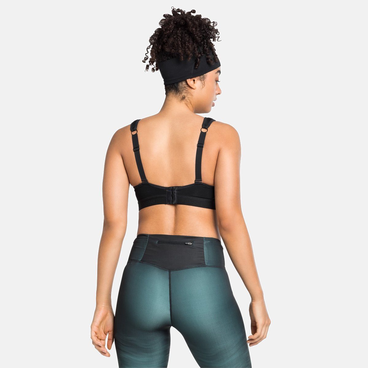 Odlo Sport-BH Sport bra-PADDED HIGH bügelloses Design, mit gepolsterten Cups, atmungsaktives Material