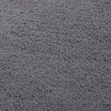 Teppich Teppich Shaggy Waschbar Weich 120x170 cm Rutschfest Anthrazit, vidaXL, Höhe: 0 mm