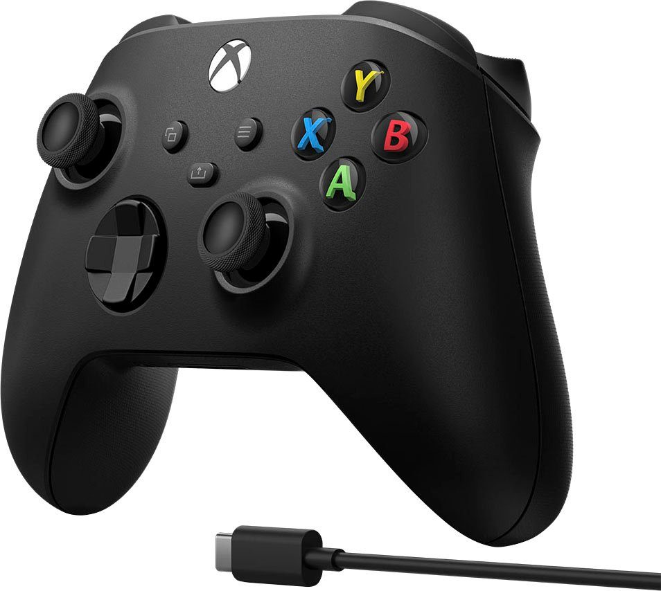Black Xbox (inkl. Wireless-Controller Kabel) USB-C Carbon