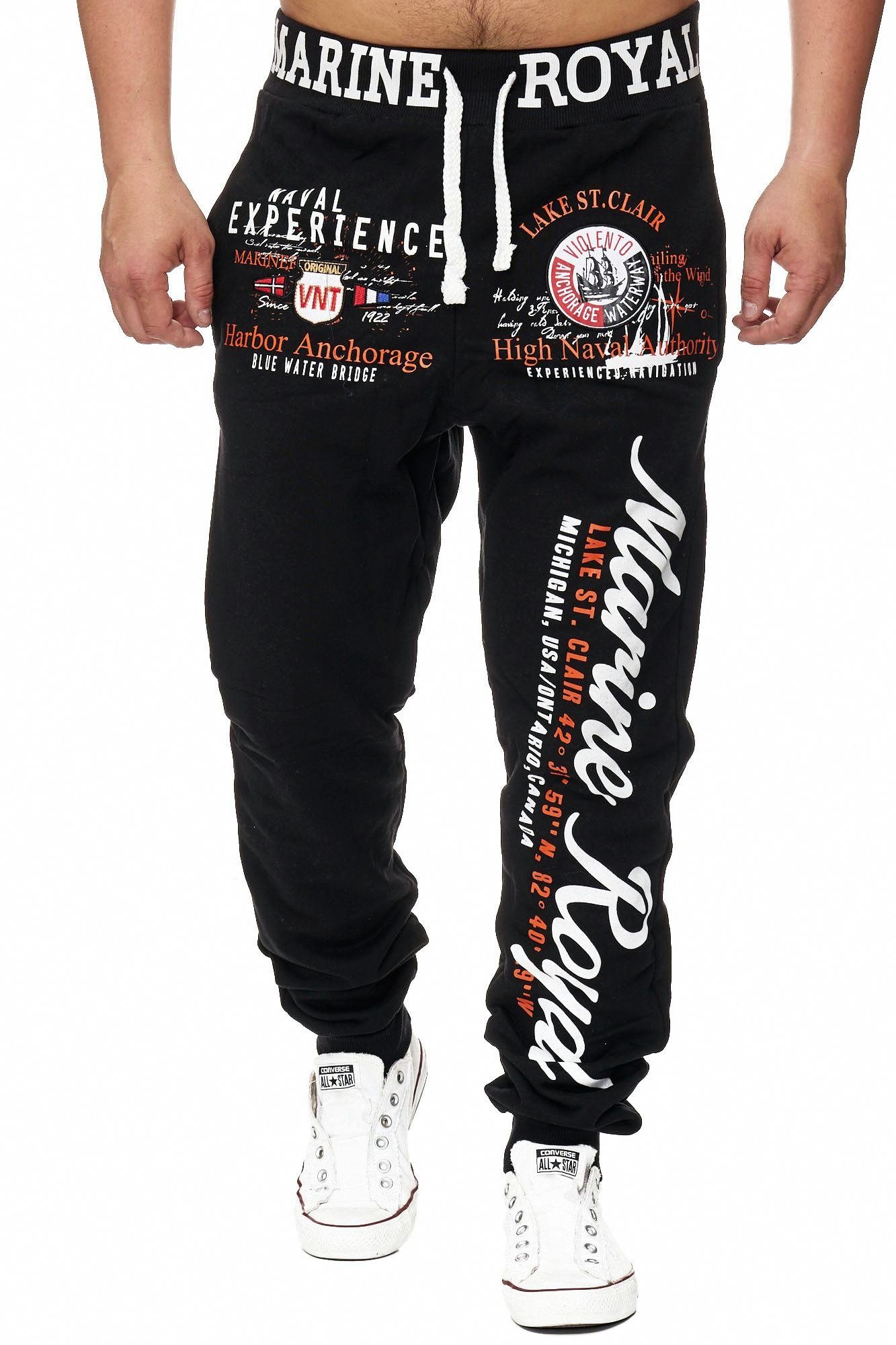 L.gonline Jogginghose Herren JoggingHOSE lang, Trainingshose Baumwolle, Spo günstig online kaufen