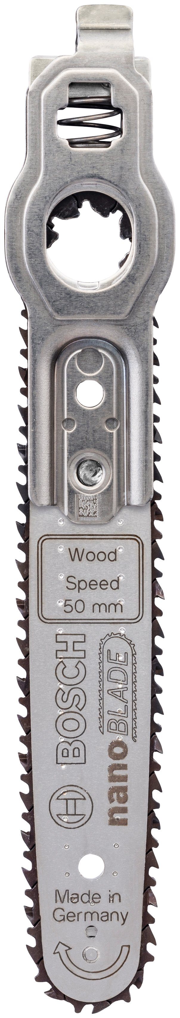 Speed nanoBLADE, 50, Sägeblatt nanoBLADE Wood mm & Garden Home Mikro-Kettensägeblatt 50 Accessories Bosch Bosch