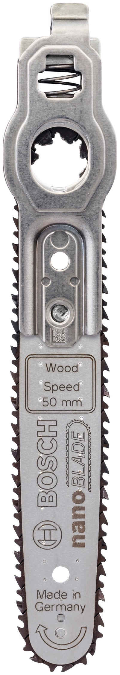 Bosch Home & Garden Sägeblatt »nanoBLADE Wood Speed 50«, Mikro-Kettensägeblatt nanoBLADE, 50 mm