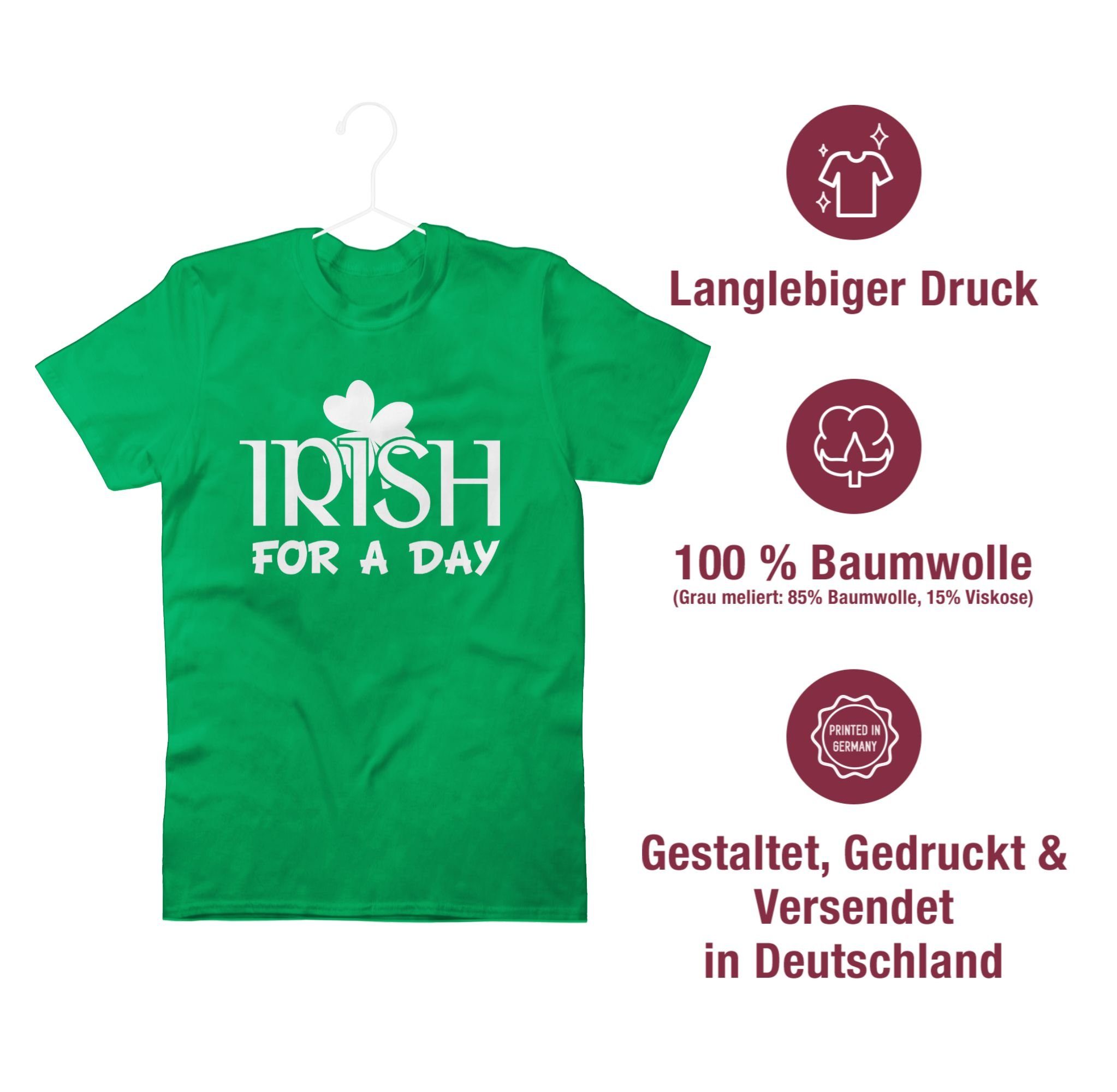 Shirtracer T-Shirt Irish For A Day Patricks St. 1 Patricks St Day Grün Day