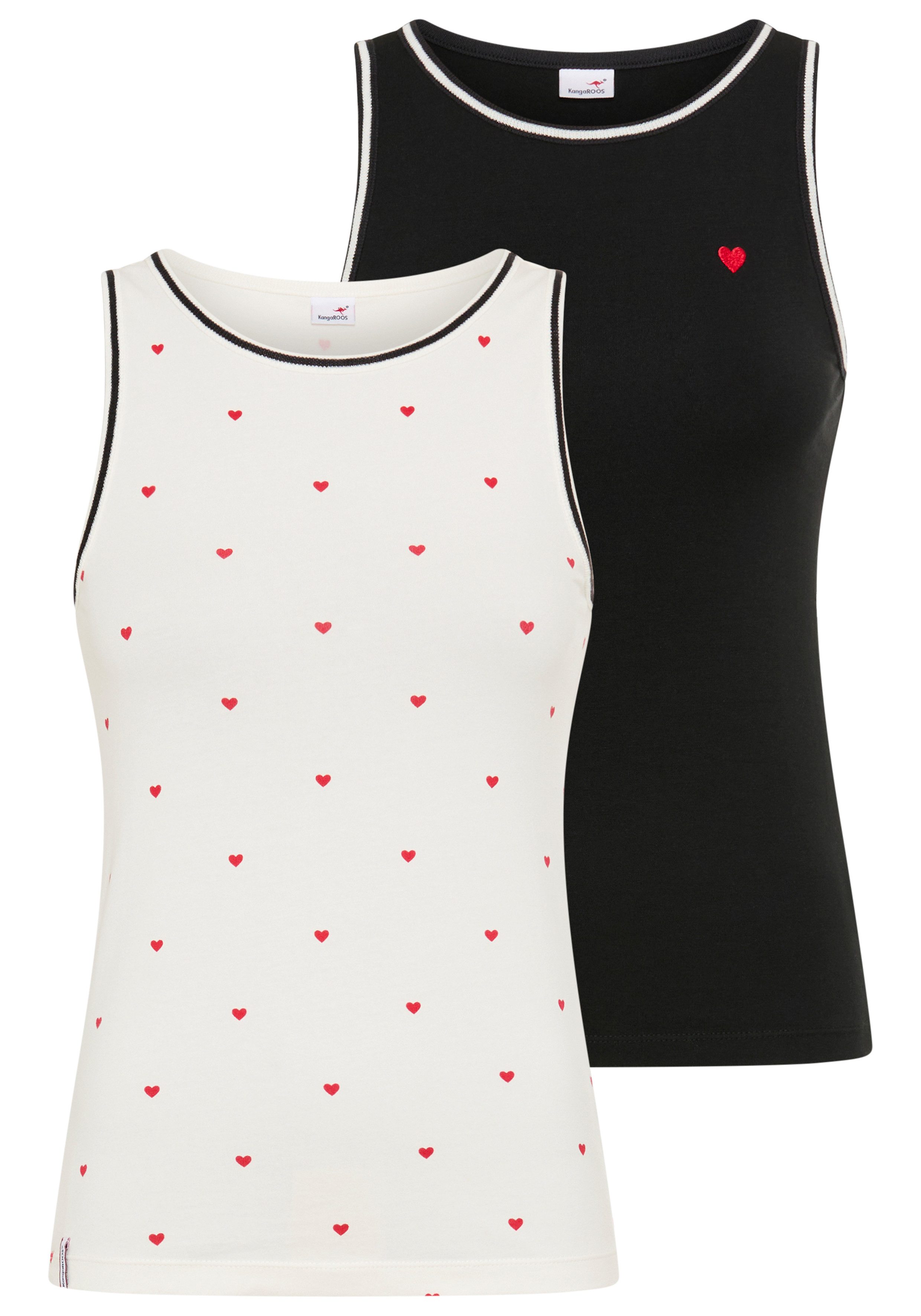 KangaROOS Trägertop figurbetonte Passform, hüftlange Länge, aus Baumwolle und Elasthan. € 34,99, (€ 34,99 pro 1 Stk).
