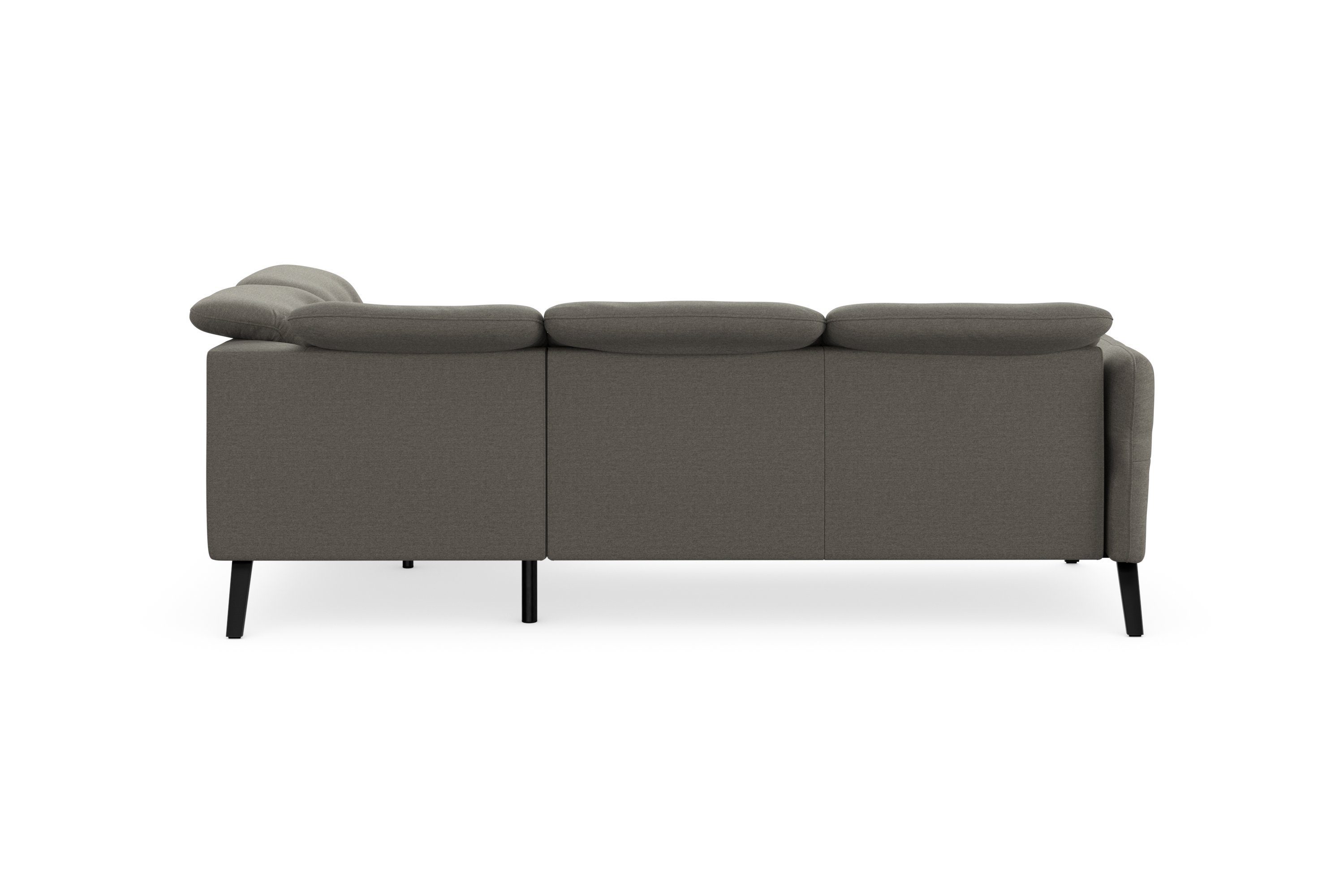 mit Kopfteilverstellung sit&more Wahlweise und Ecksofa Armteilfunktion Scandia,