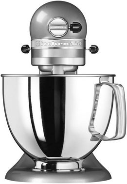 KitchenAid Küchenmaschine 5KSM125ECU, 300 W, 4,8 l Schüssel, mit Gratis Glasschüssel+3 Nudelvorsätzen