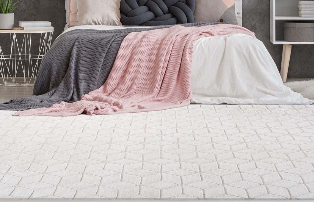 me gusta Teppich Vivica 100, rechteckig, Höhe: 20 mm, besonders weich durch Microfaser, Wohnzimmer
