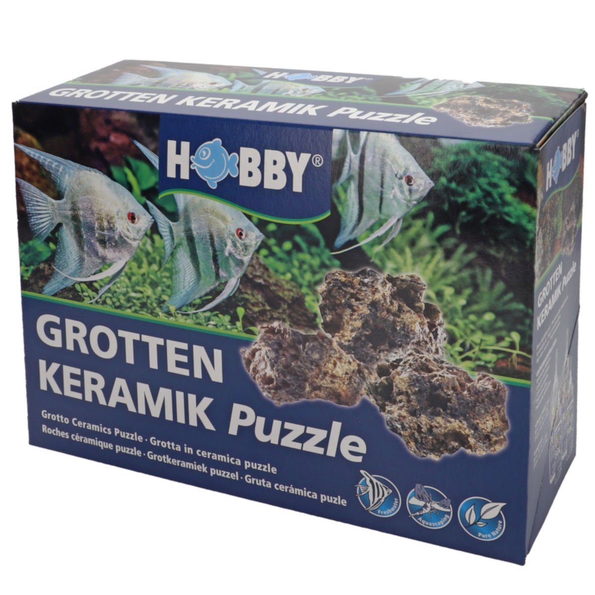 Aquariendeko Grottenpuzzle-Keramik, ca. 1 kg