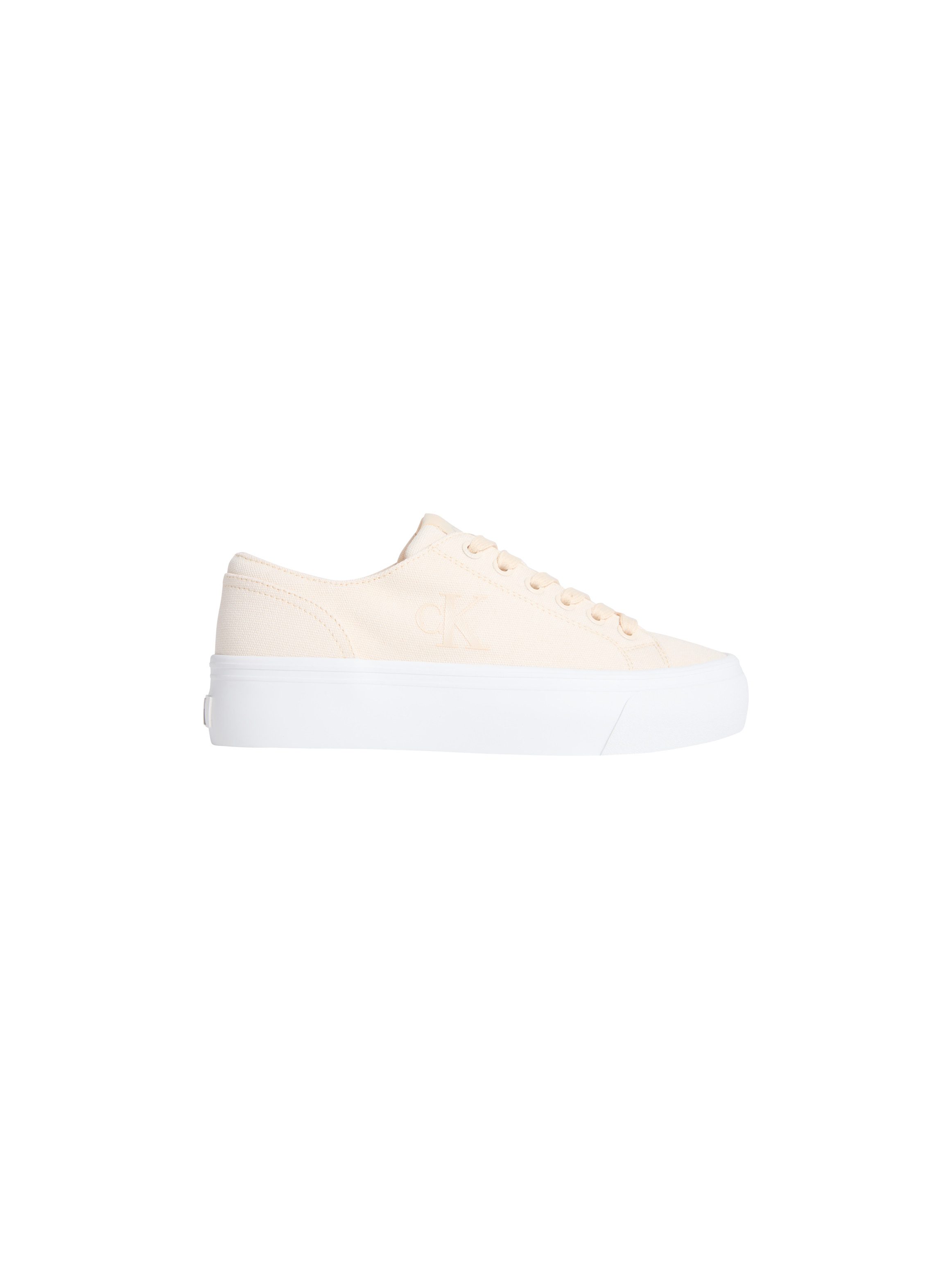 Calvin Klein Jeans VULC FLATFORM LOW CV MG Plateausneaker Schnürschuh, Freizeitschuh, Halbschuh mit seitlichem Logo – Bild 4 von 4
